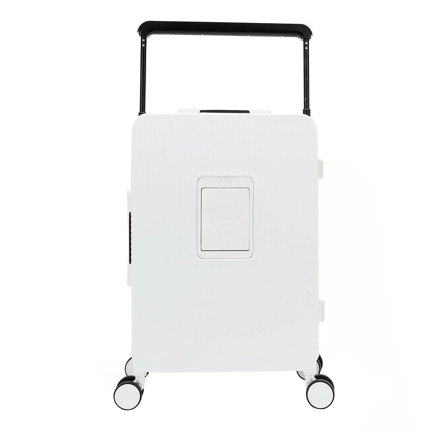 20" RIBBED CARRY-ON SUITCASE