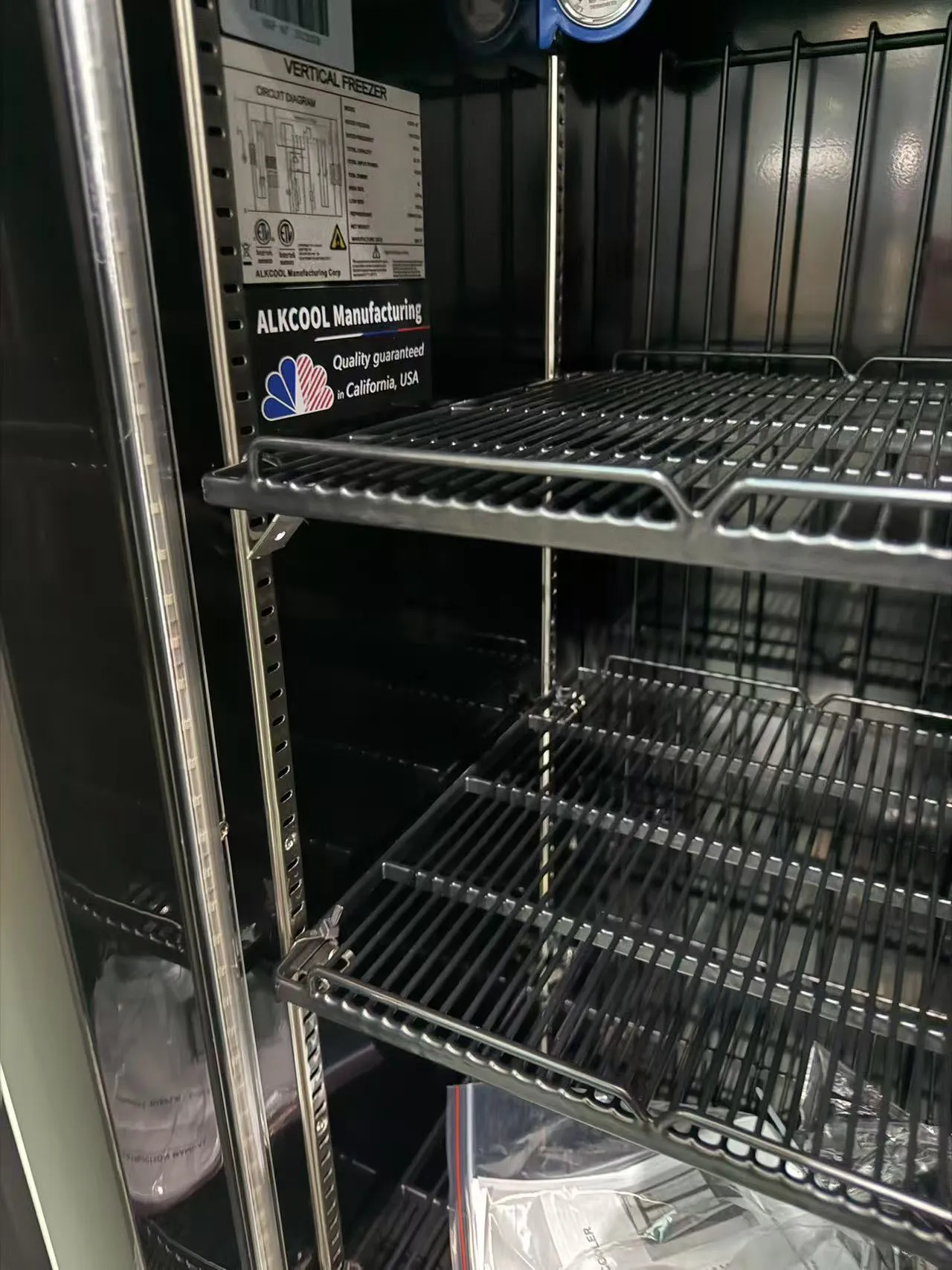 48'' Wide TWO SECTION GLASS DOOR FREEZER