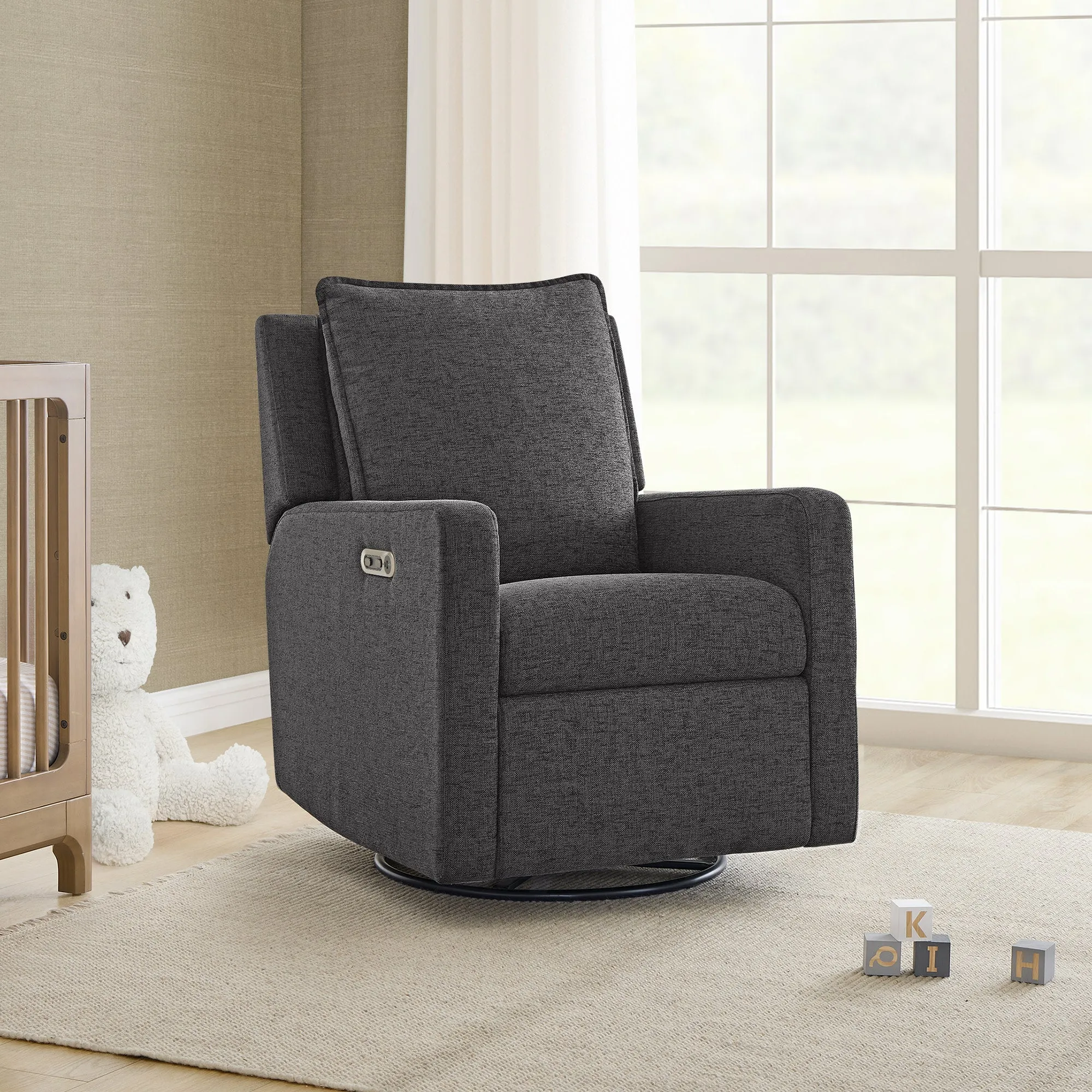 babyGap Harlowe Power Recliner with USB-A and Type-C Ports in Stain-Resistant Performance Fabric