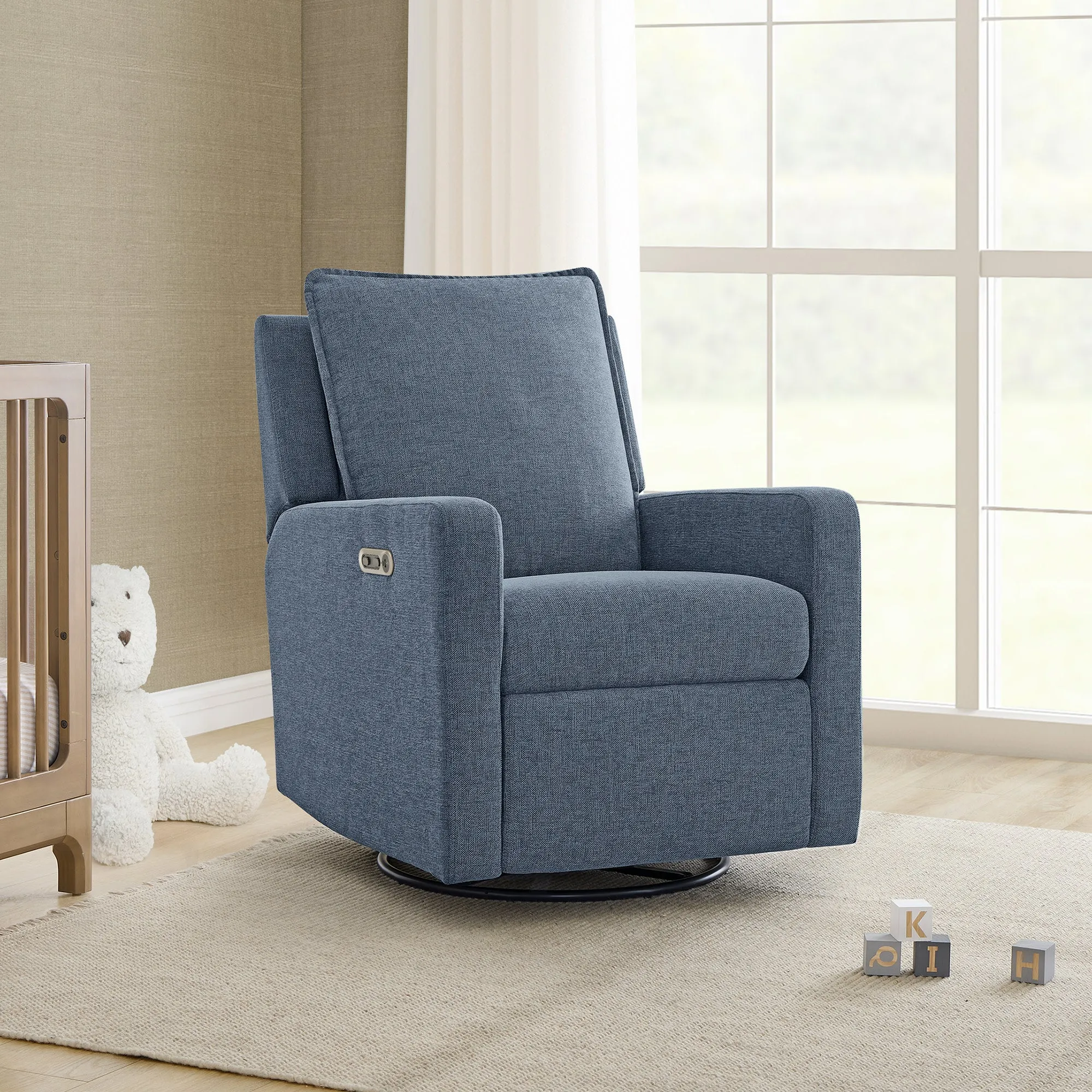 babyGap Harlowe Power Recliner with USB-A and Type-C Ports in Stain-Resistant Performance Fabric