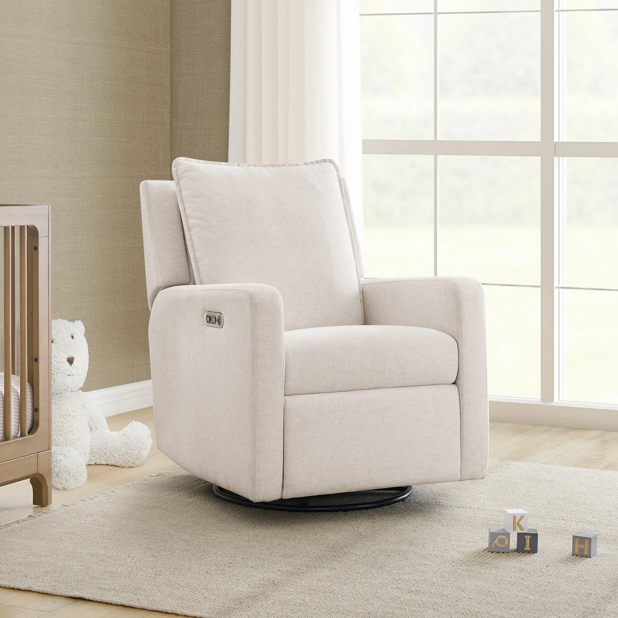 babyGap Harlowe Power Recliner with USB-A and Type-C Ports in Stain-Resistant Performance Fabric