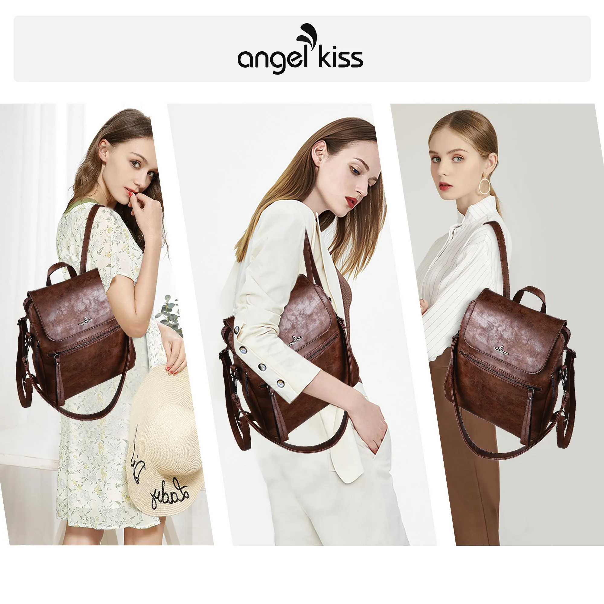 Backpack travel bag for women
