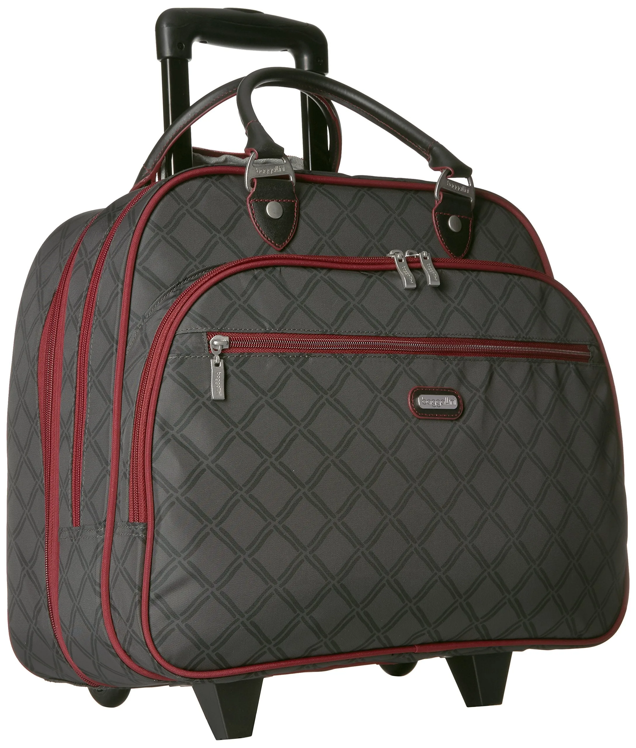 Baggallini Rolling Tote 2-Wheel Rollaboard Travel Carry-On