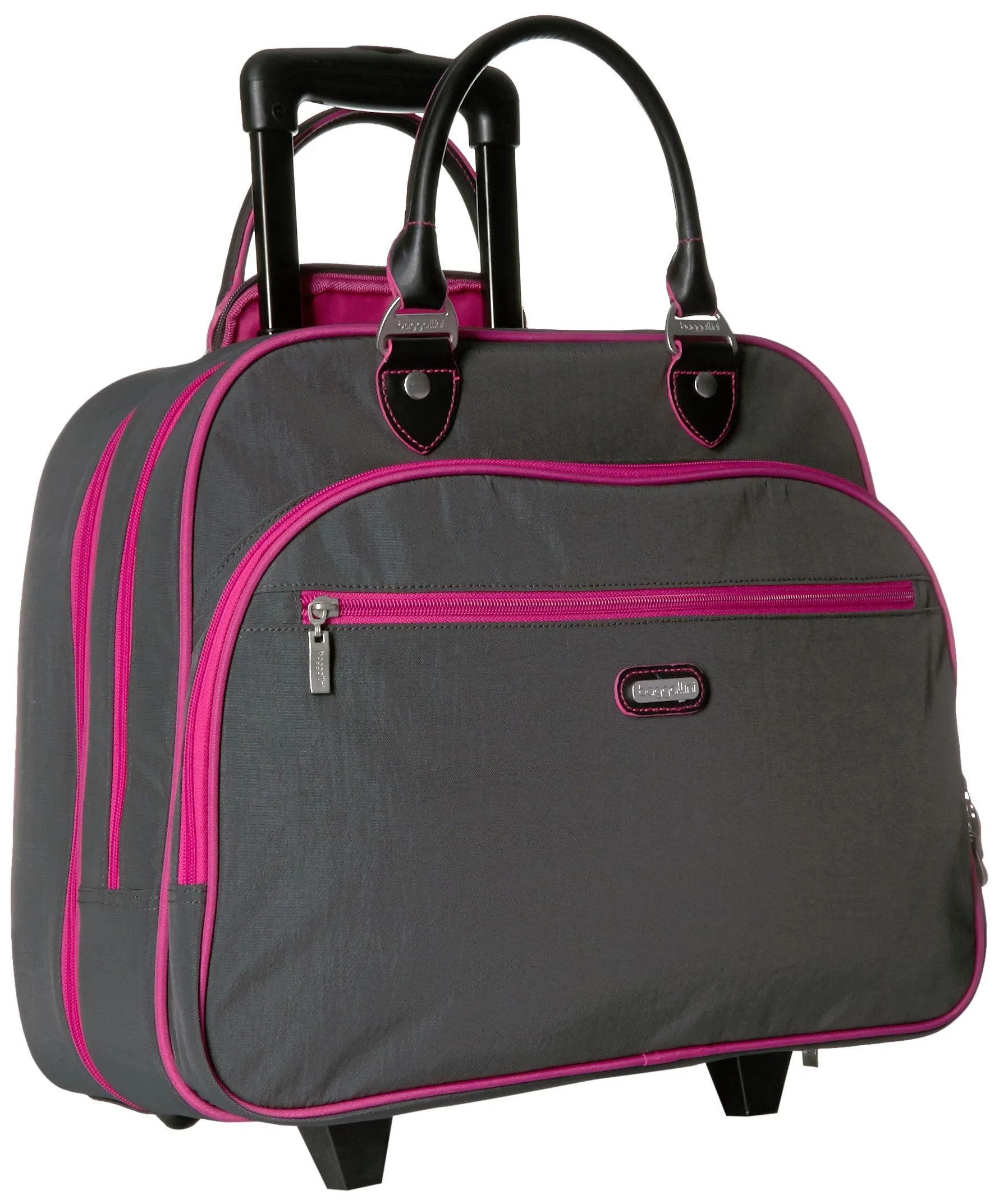 Baggallini Rolling Tote 2-Wheel Rollaboard Travel Carry-On