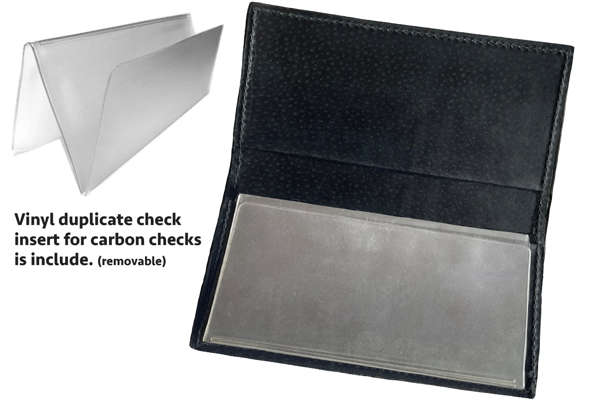Black Elephant Checkbook Cover