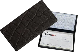 Black Elephant Checkbook Cover