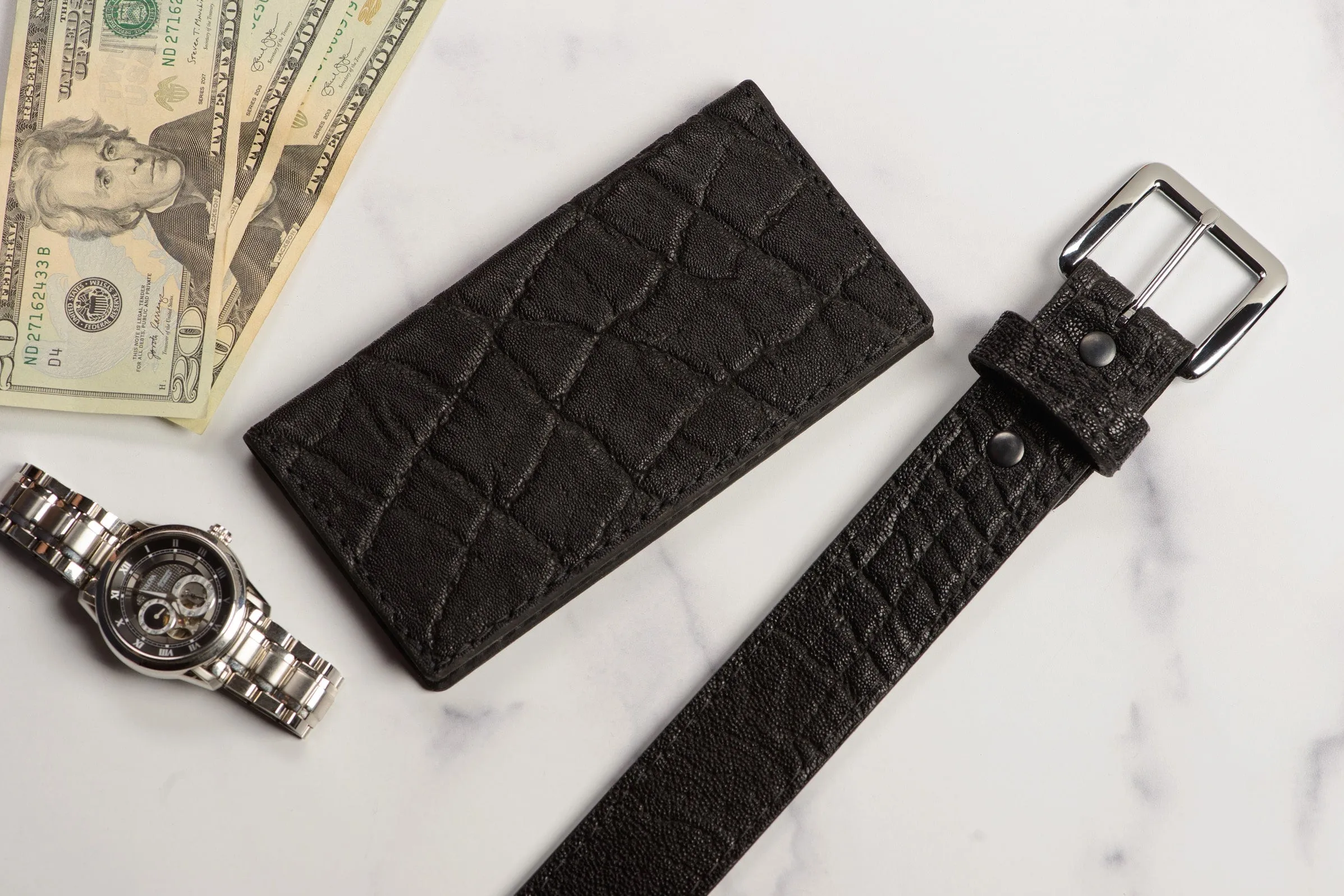 Black Elephant Checkbook Cover