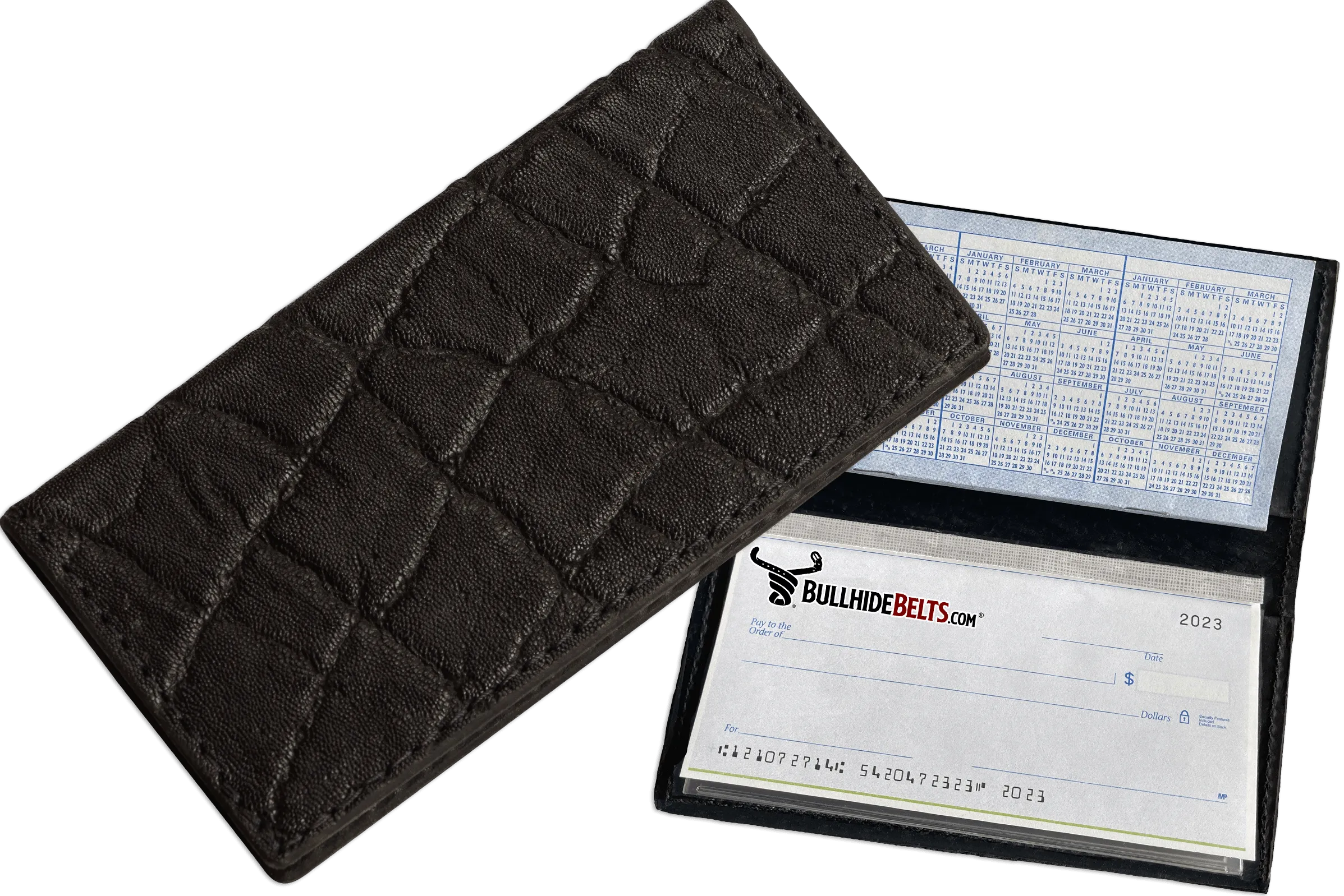 Black Elephant Checkbook Cover