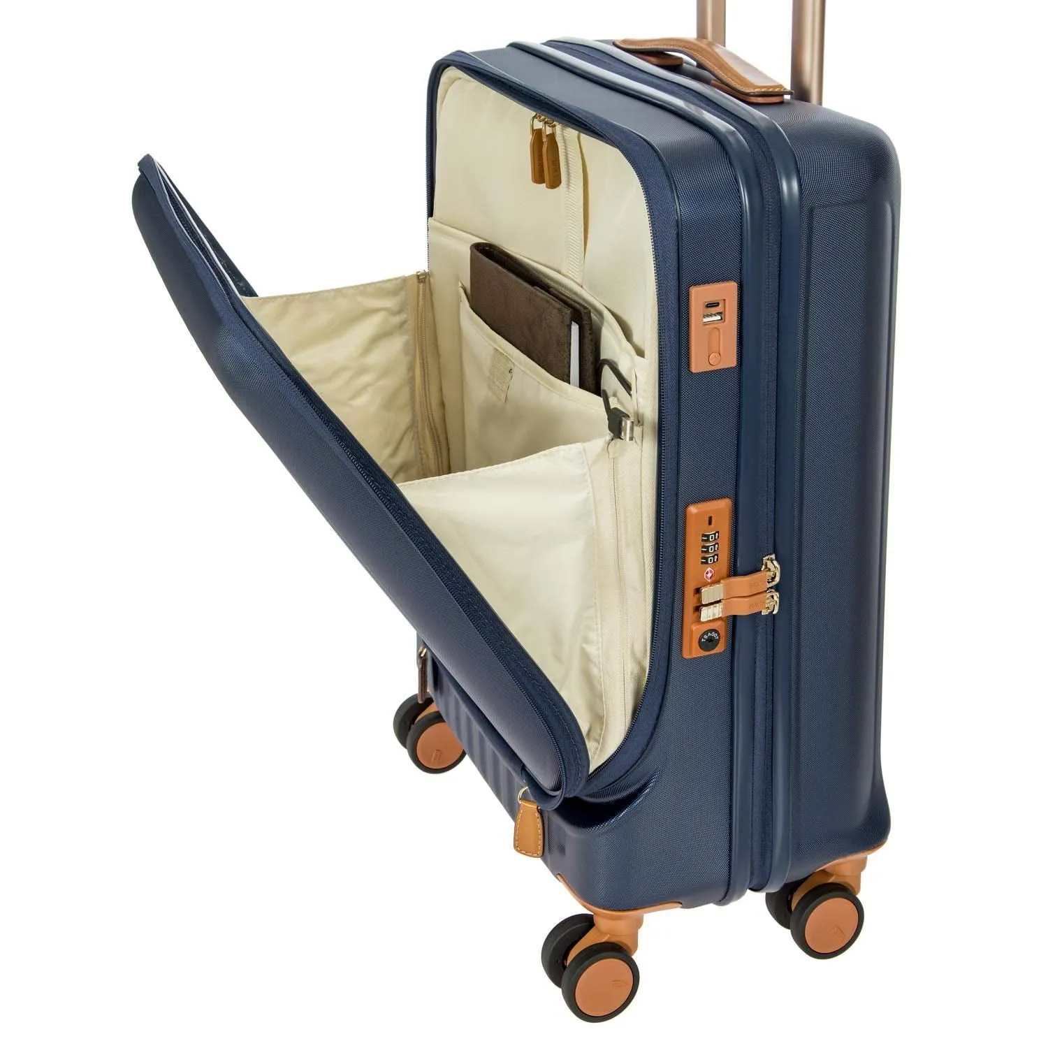 Bric's Capri 21" w/Pocket 4-Wheel Carry-On Luggage