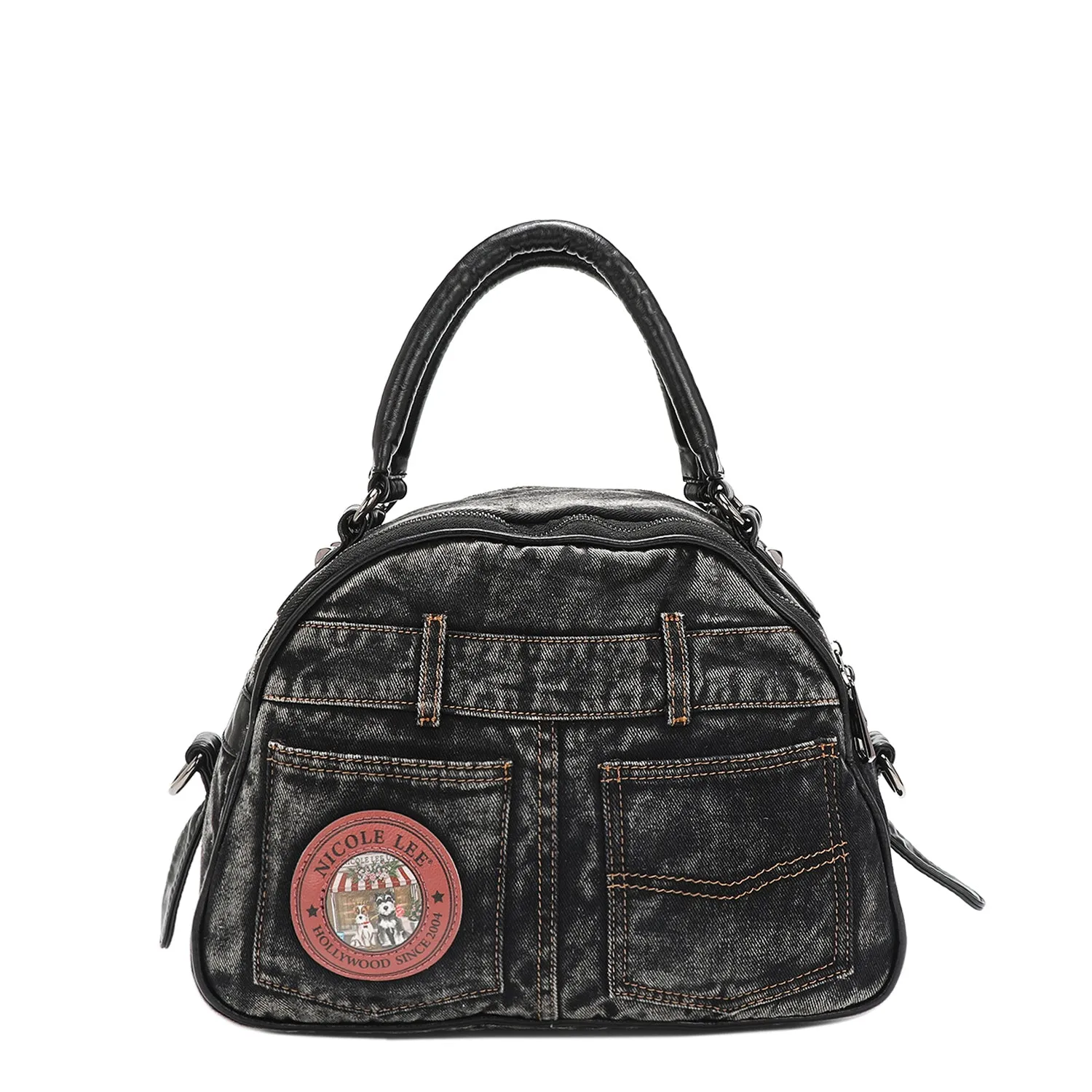 DENIM SISTERS SECRET DOME HANDBAG