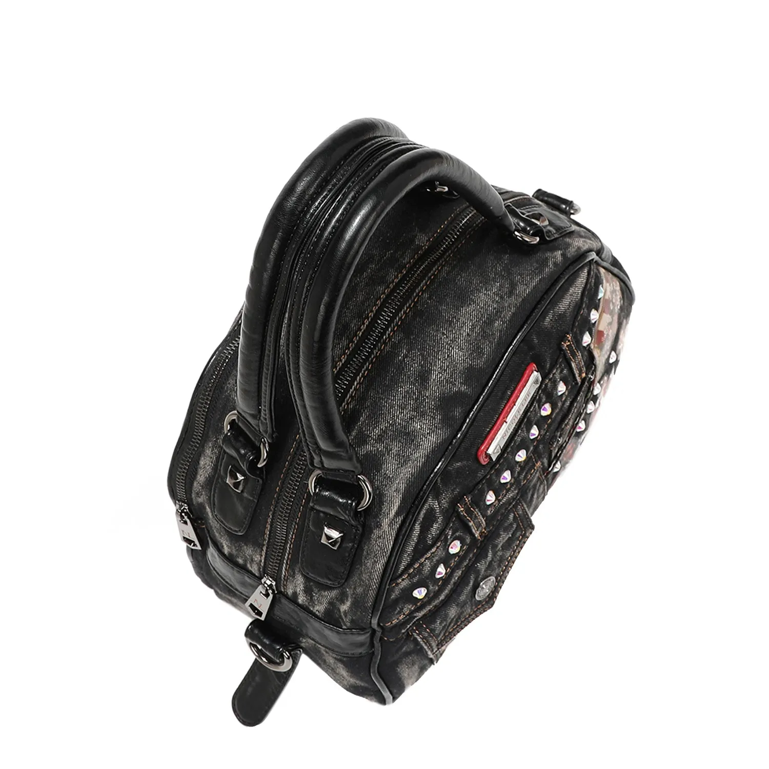 DENIM SISTERS SECRET DOME HANDBAG