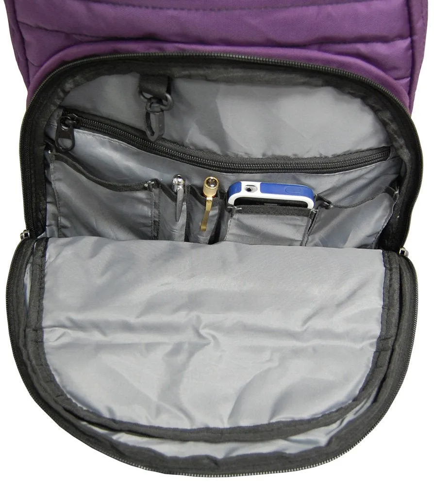 Kenneth Cole Laptop Backpack Purple