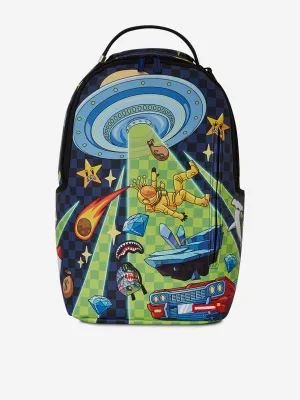 Kids Space Warped Backpack in Blue (46cm)