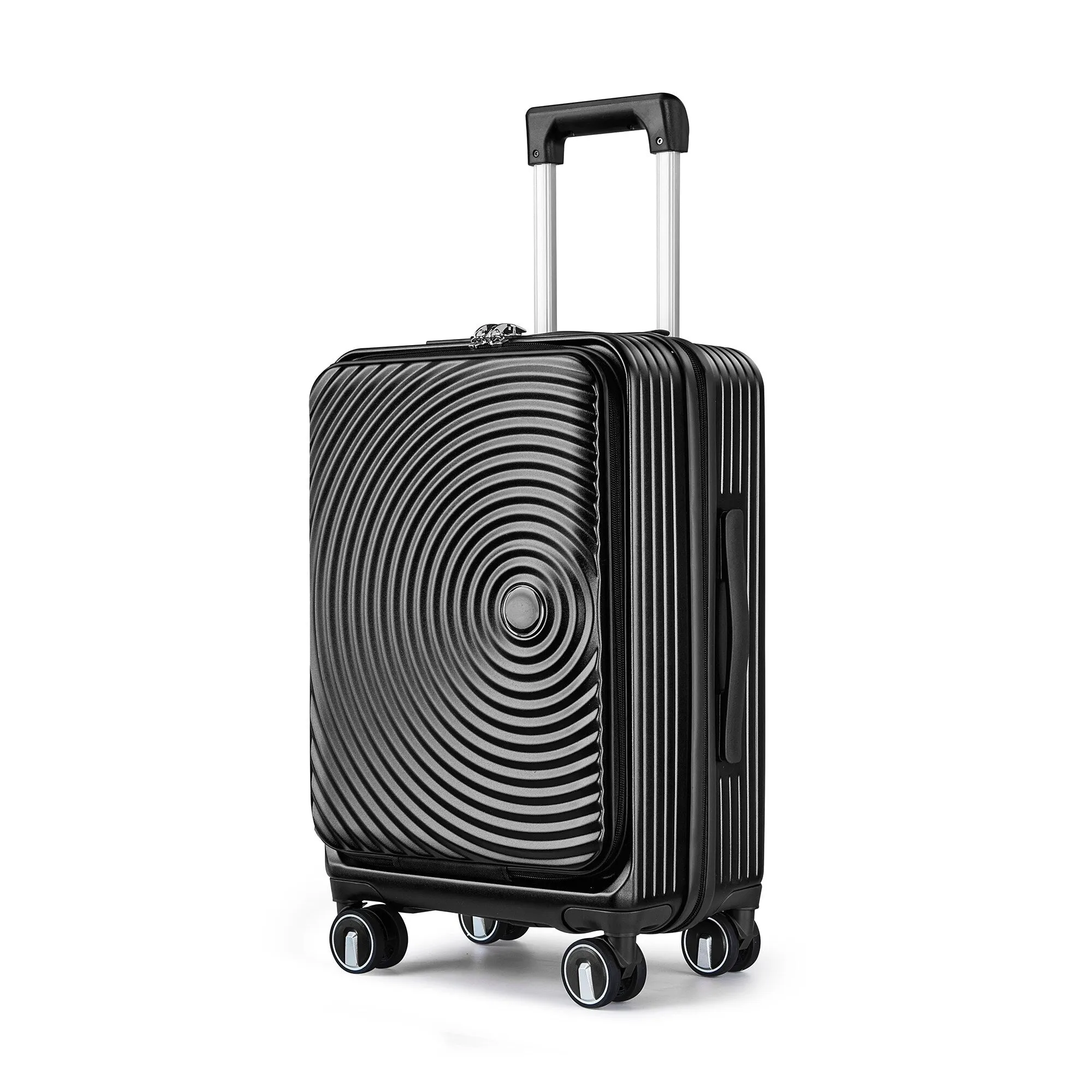 Luggage Sets 3 Piece(20/24/28), Expandable Carry On Luggage with TSA Lock, Front Pocket and Spinner Wheels