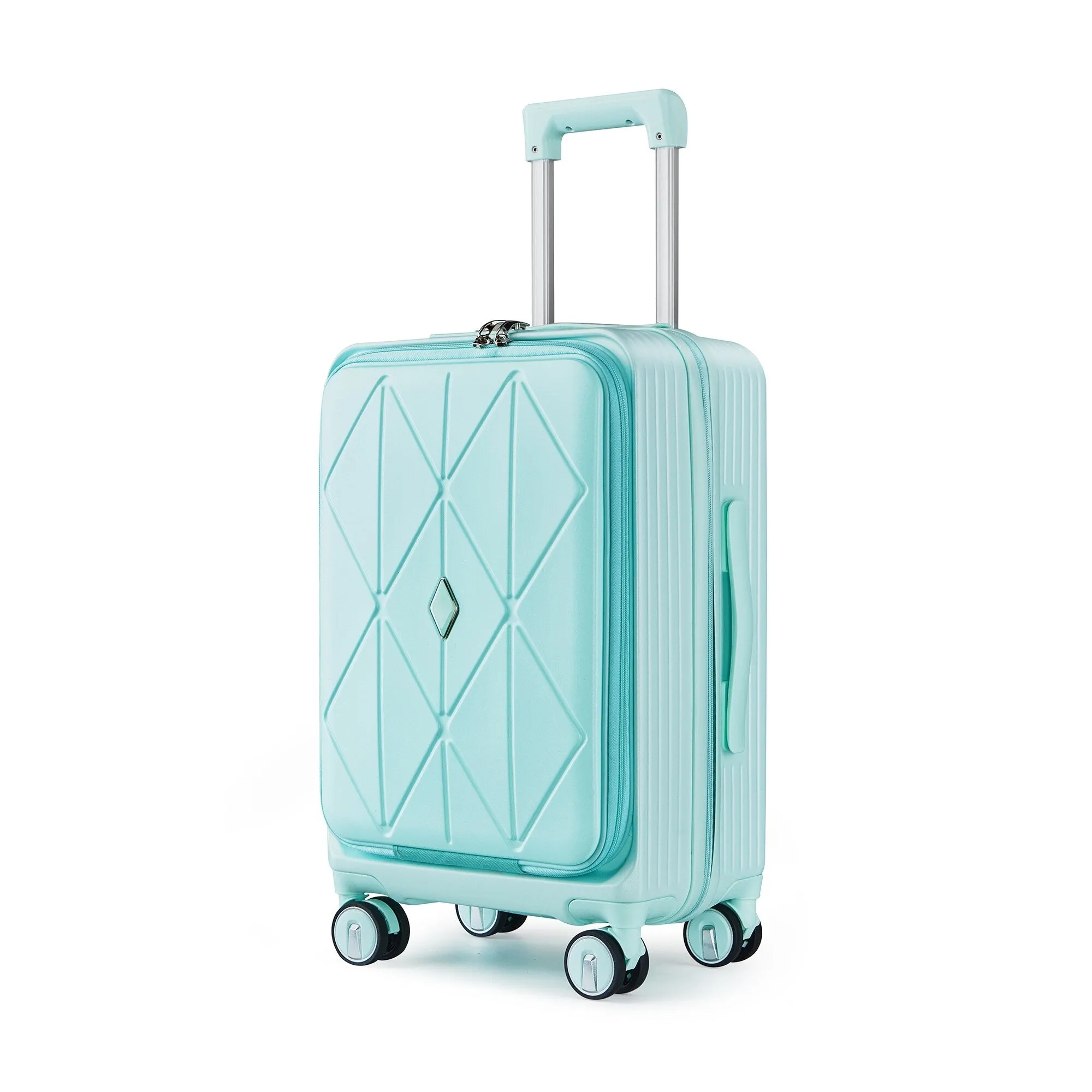 Luggage Sets 3 Piece(20/24/28), Expandable Carry On Luggage with TSA Lock, Front Pocket and Spinner Wheels