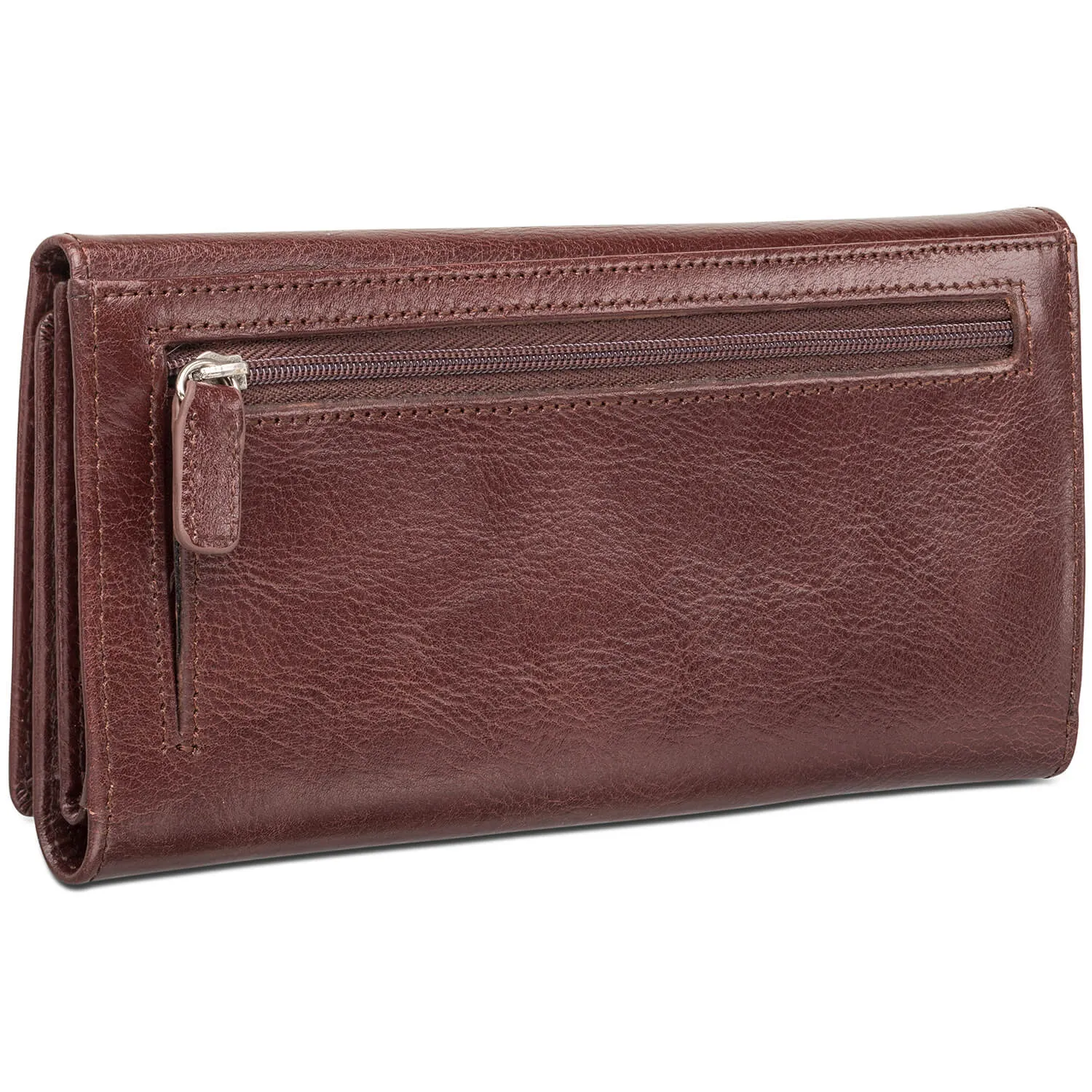 Mancini Ladies' RFID Secure Trifold Wallet