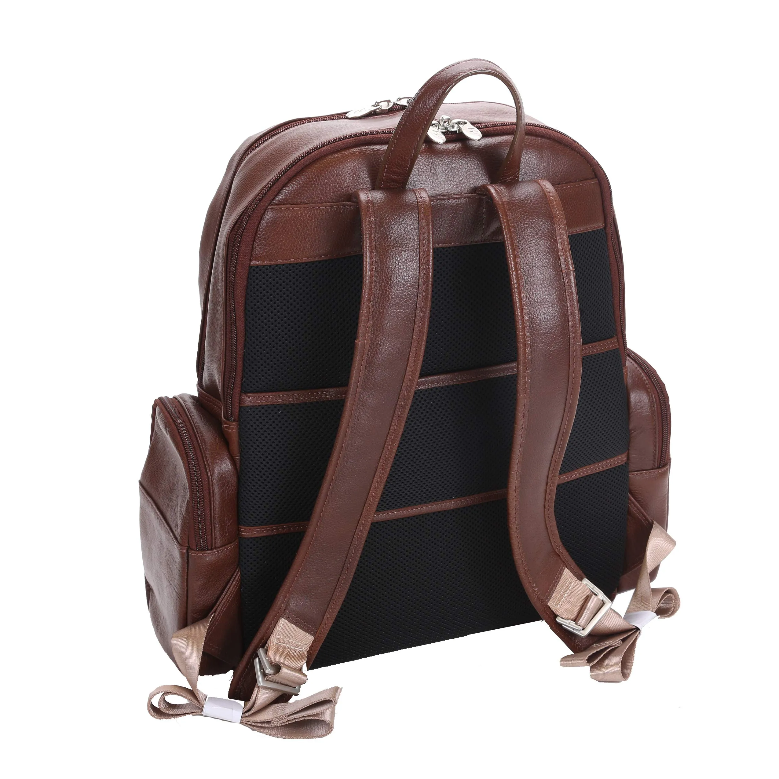 McKlein USA Cumberland 15" Leather Dual Compartment Laptop Backpack