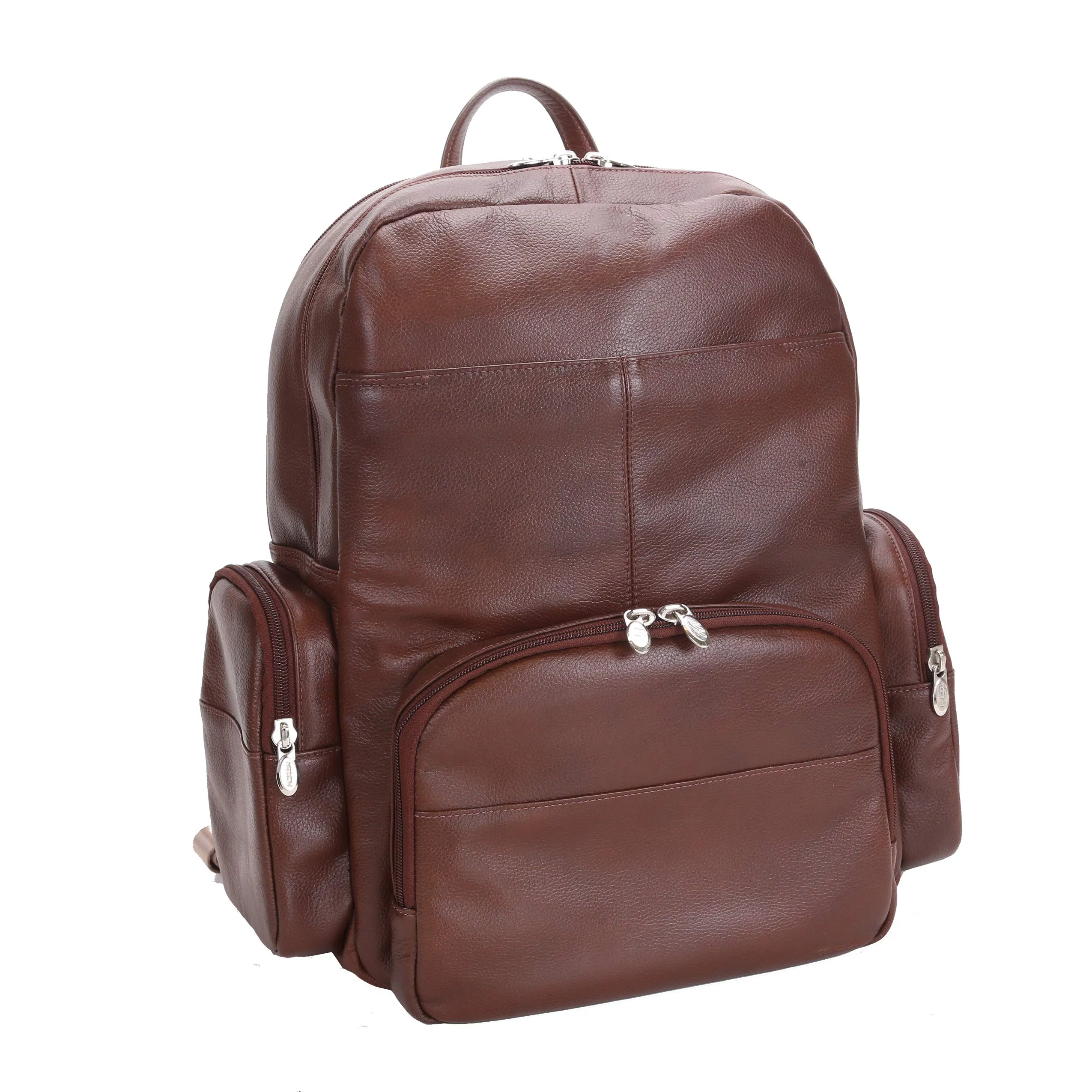 McKlein USA Cumberland 15" Leather Dual Compartment Laptop Backpack