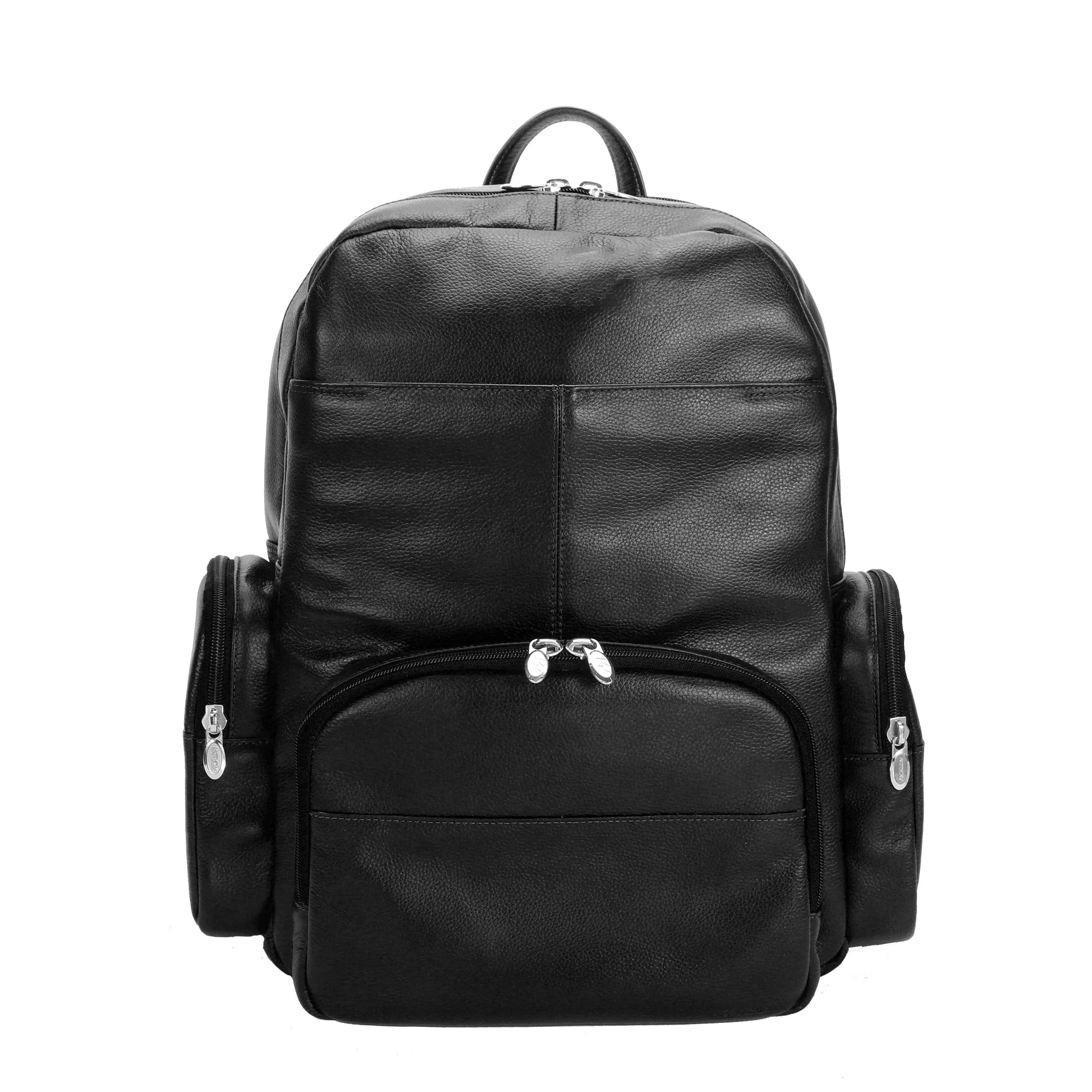 McKlein USA Cumberland 15" Leather Dual Compartment Laptop Backpack