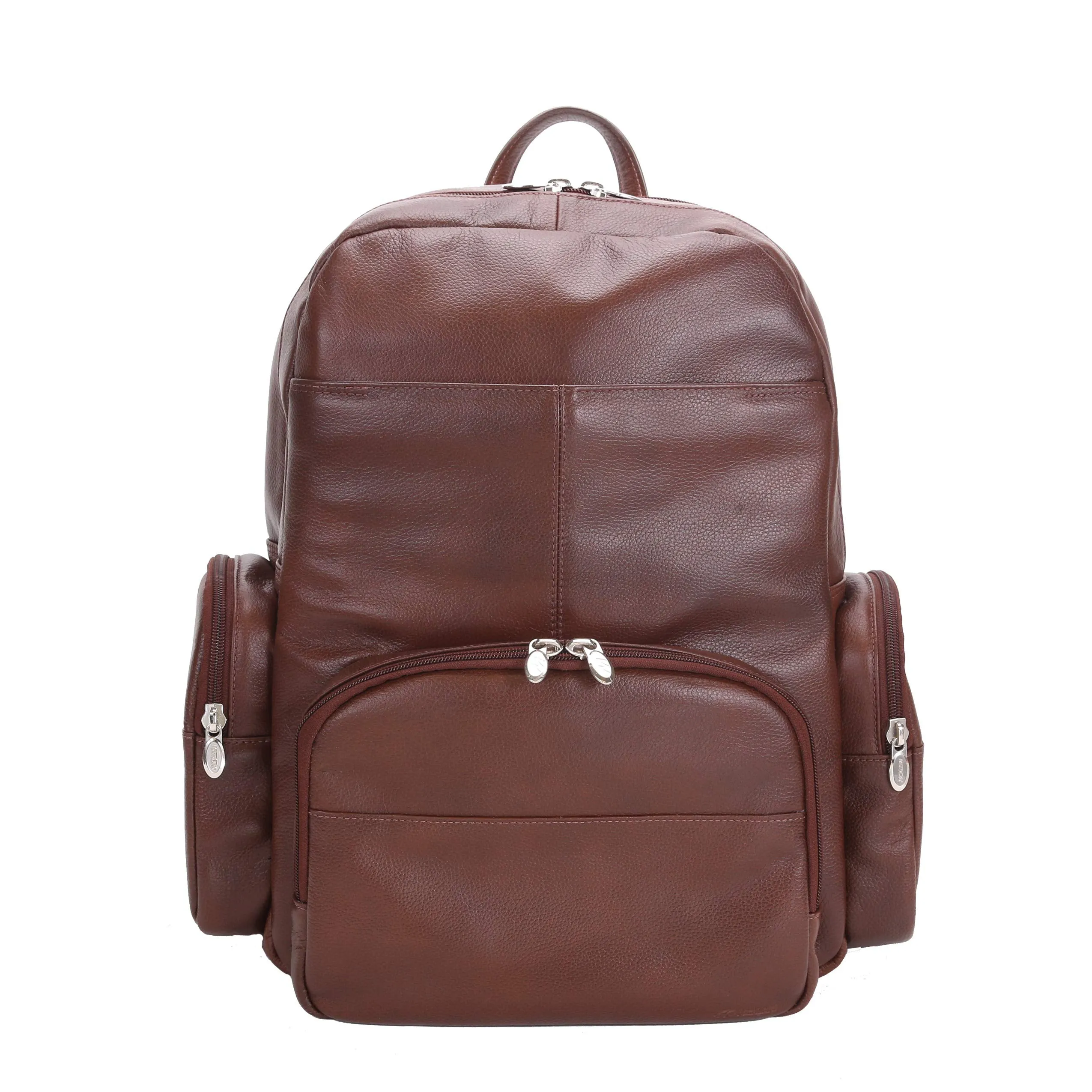 McKlein USA Cumberland 15" Leather Dual Compartment Laptop Backpack