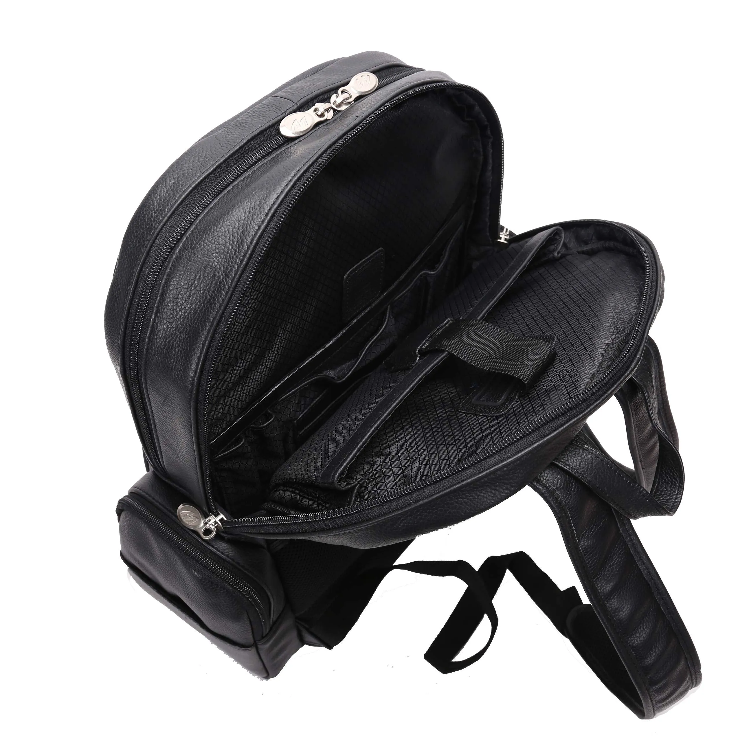 McKlein USA Cumberland 15" Leather Dual Compartment Laptop Backpack