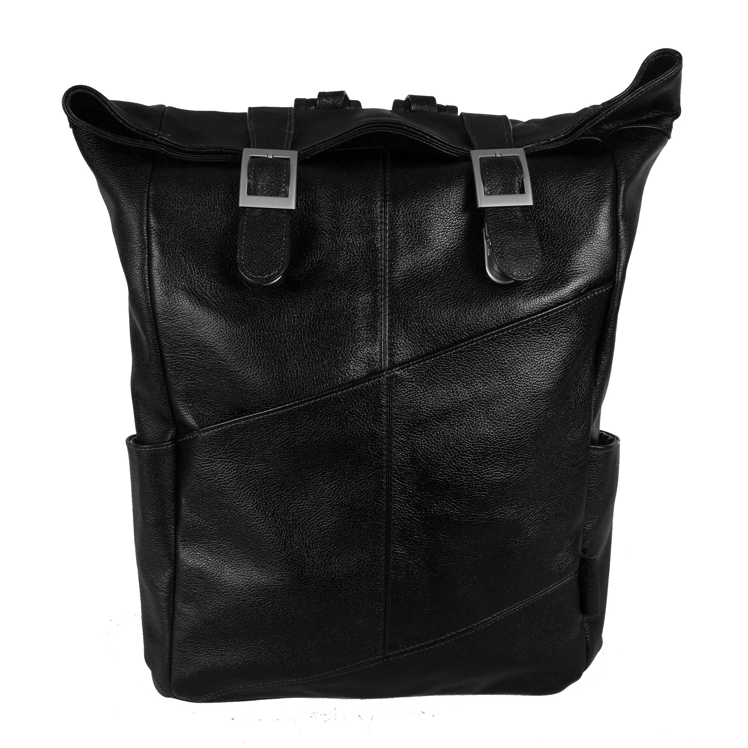 McKlein USA Kennedy 17" Leather Dual Access Laptop Backpack