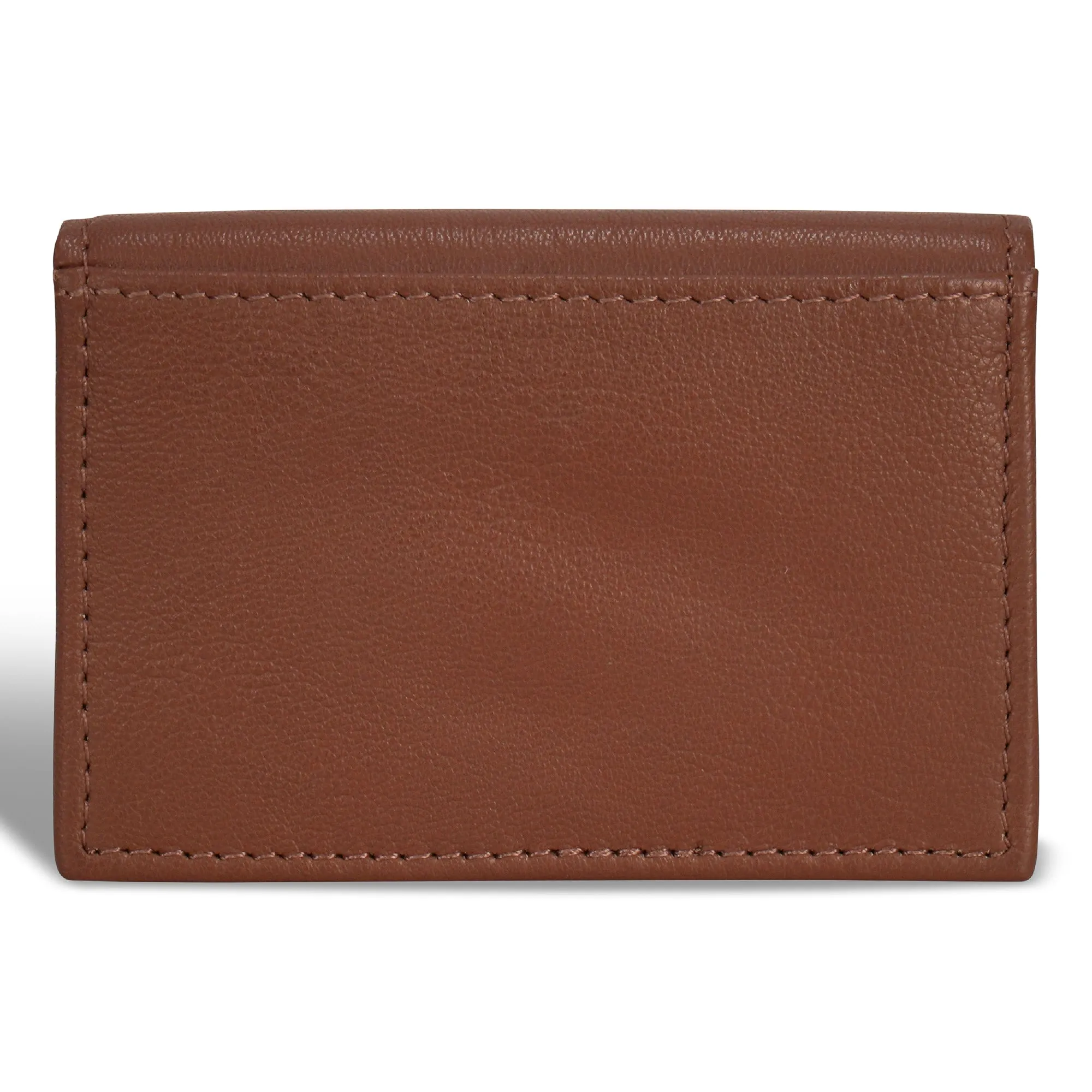 Onyx / Leather Card Case *Drop Ship*