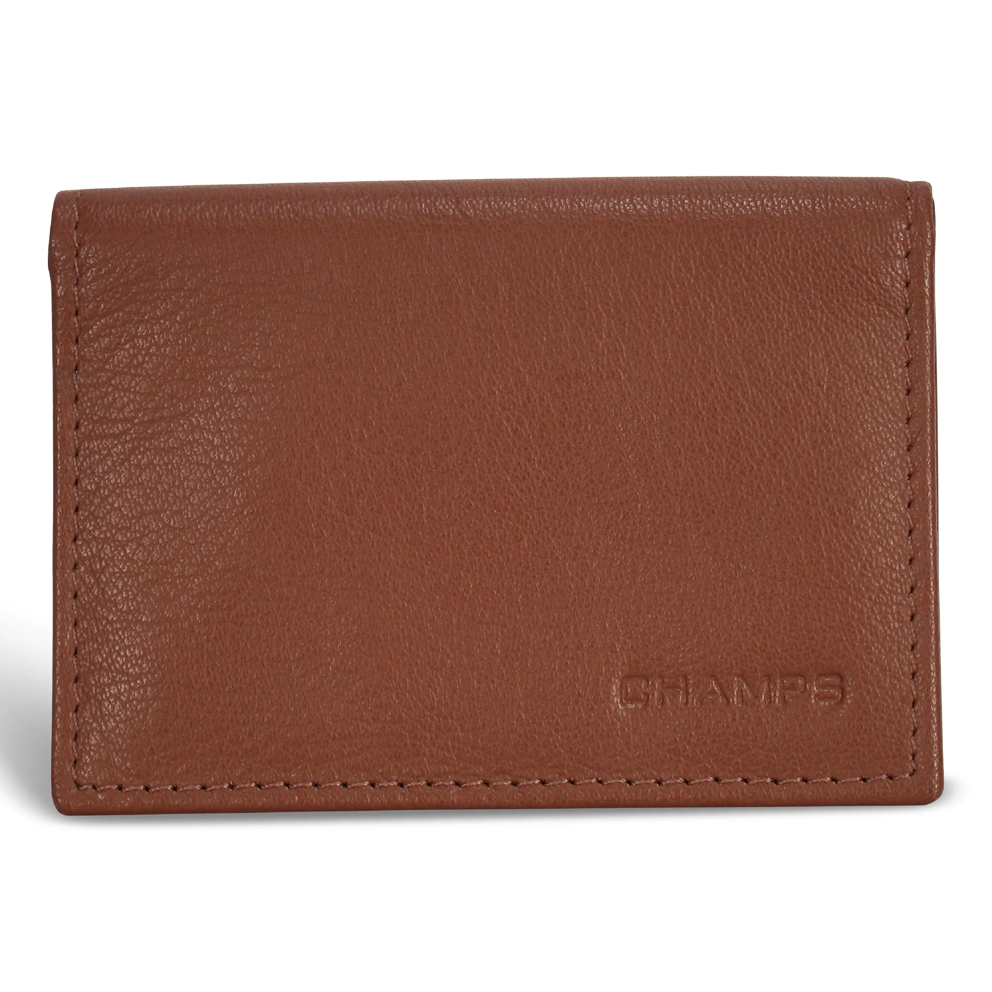 Onyx / Leather Card Case *Drop Ship*