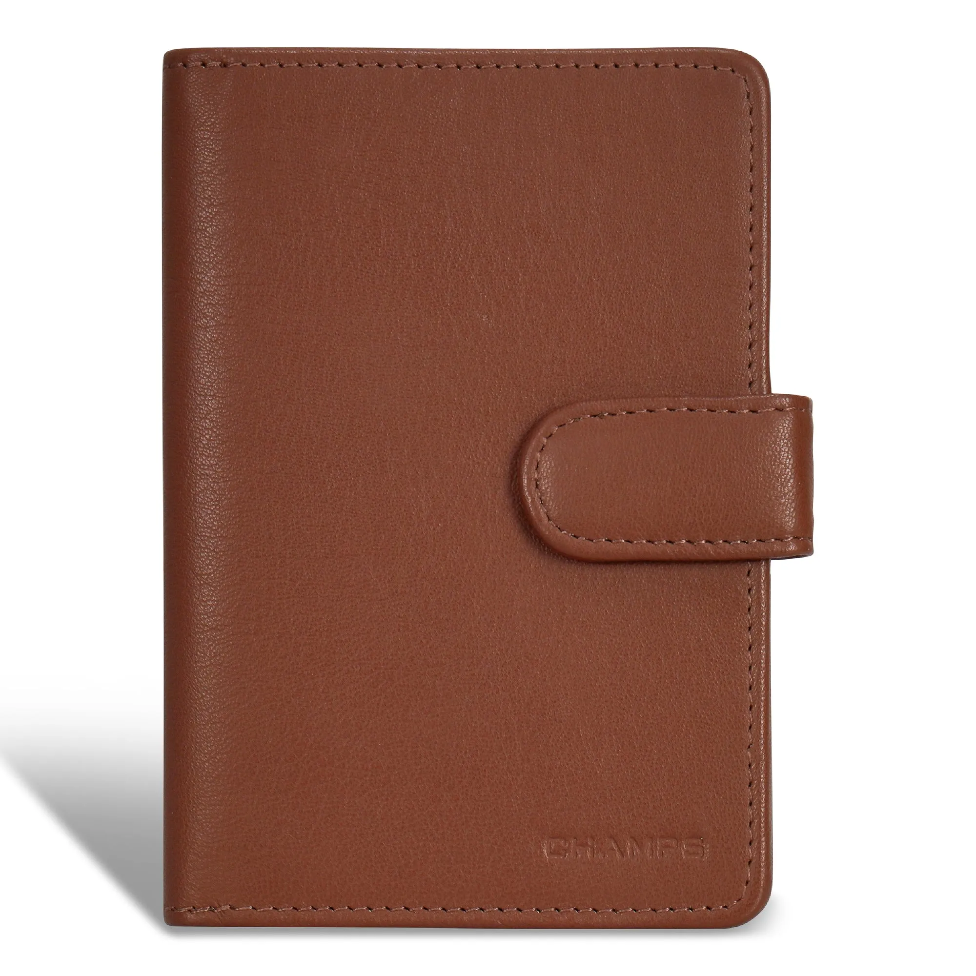 Onyx / Leather Passport Case *Drop Ship*