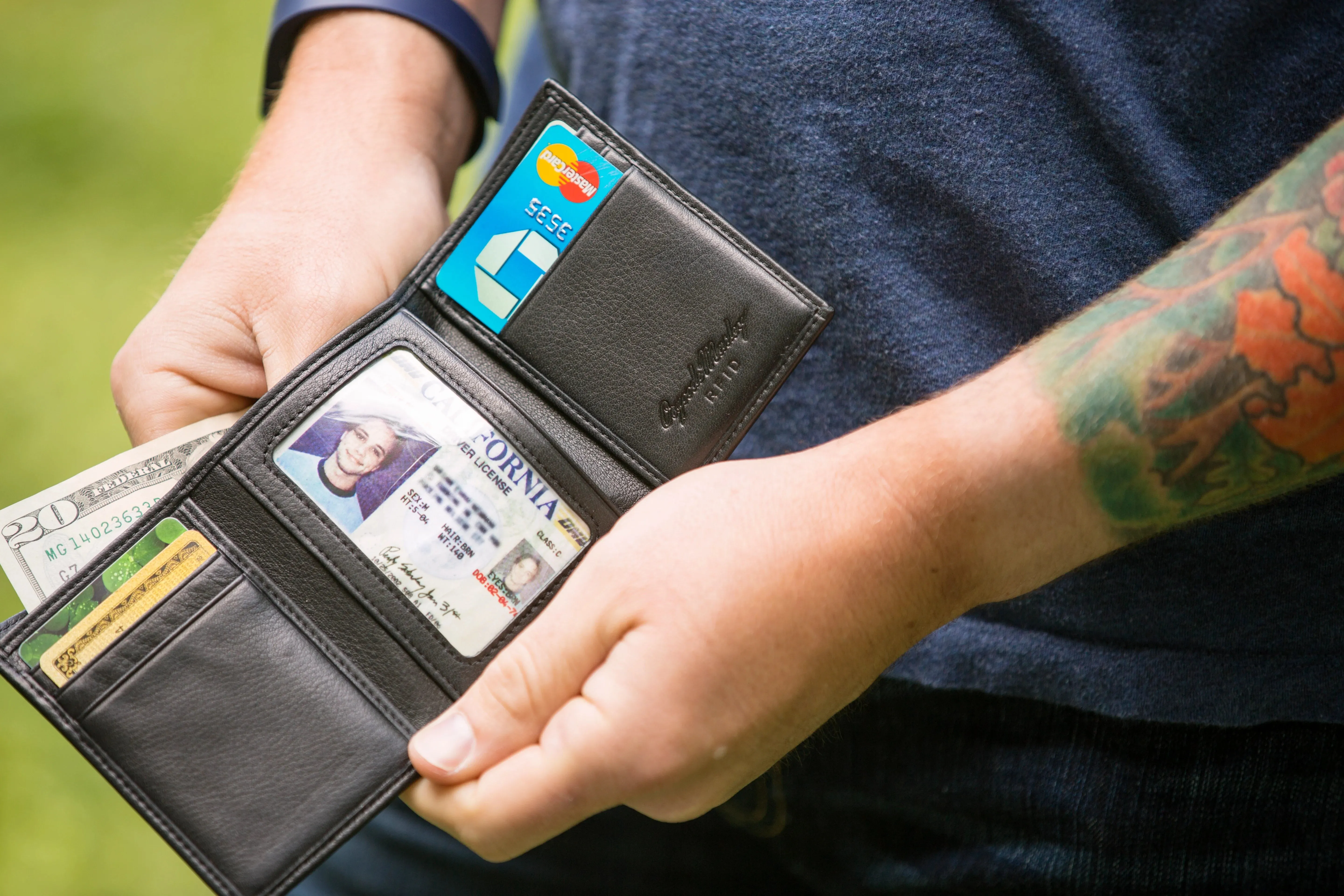 Osgoode Marley RFID Double ID Trifold Wallet 1205