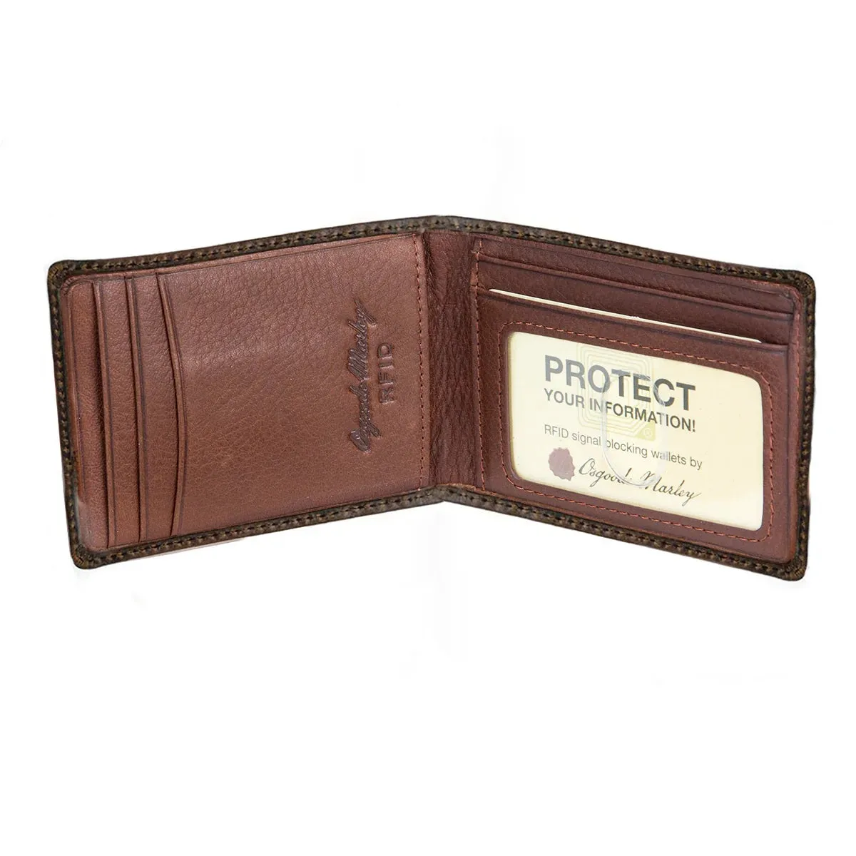 Osgoode Marley RFID Magnetic Money Clip BiFold Wallet 1208 1310