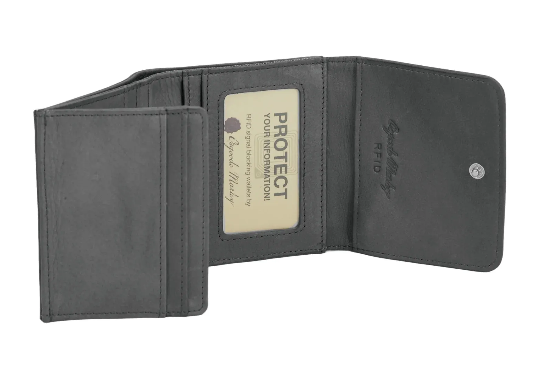 Osgoode Marley RFID Trifold Leather Mini Wallet 1254