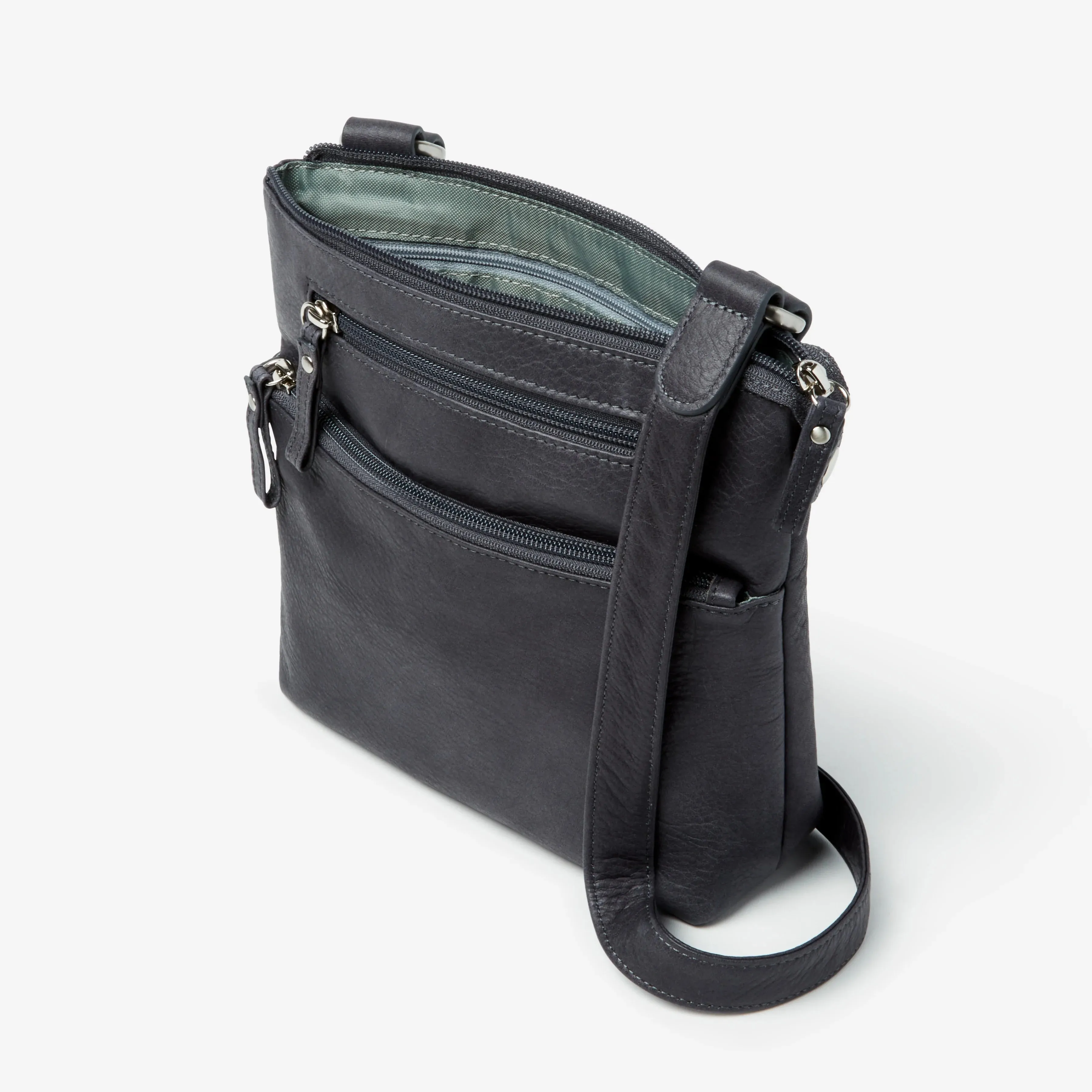 Osgoode Marley Small Crossbody Traveler Leather Crossbody 7002