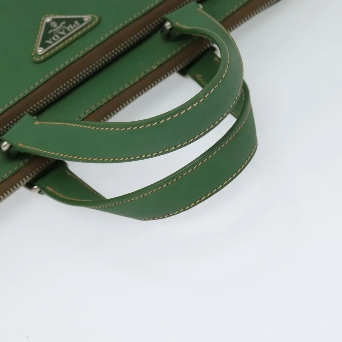 Prada Saffiano Leather Briefcase Bag (Pre-Owned)