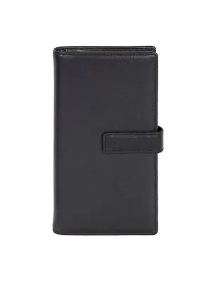 Scully Ladies leather tab clutch wallet