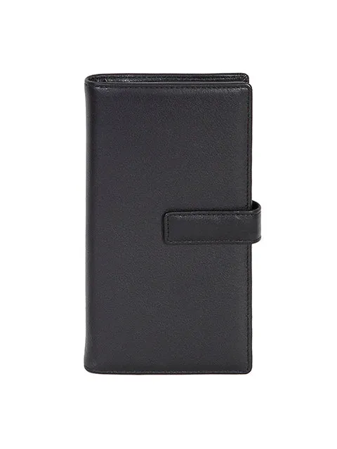Scully Ladies leather tab clutch wallet