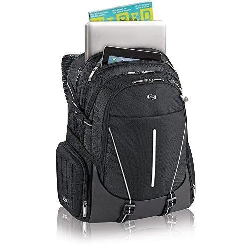 Solo Rival 17.3" Laptop Backpack with Hardshell Side Pockets