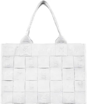 Supreme Woven Large Tote Bag White