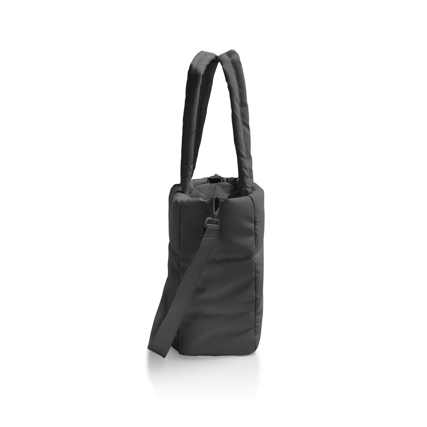The Puffer Travel Tote - Black