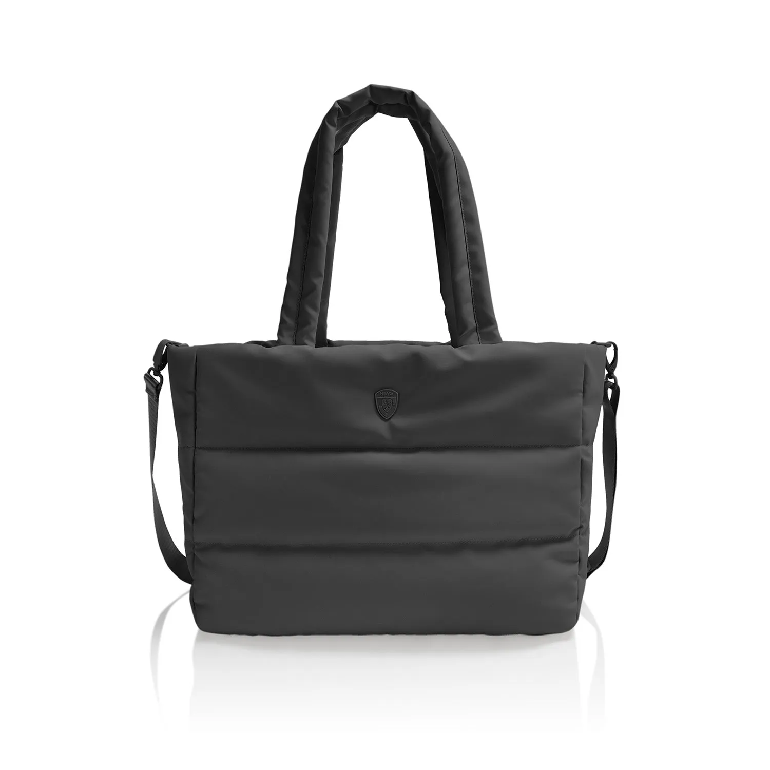The Puffer Travel Tote - Black