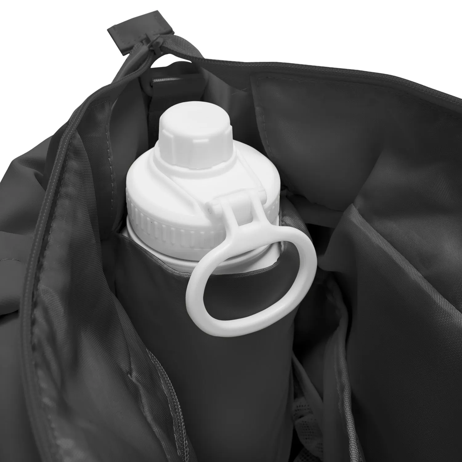 The Puffer Travel Tote - Black
