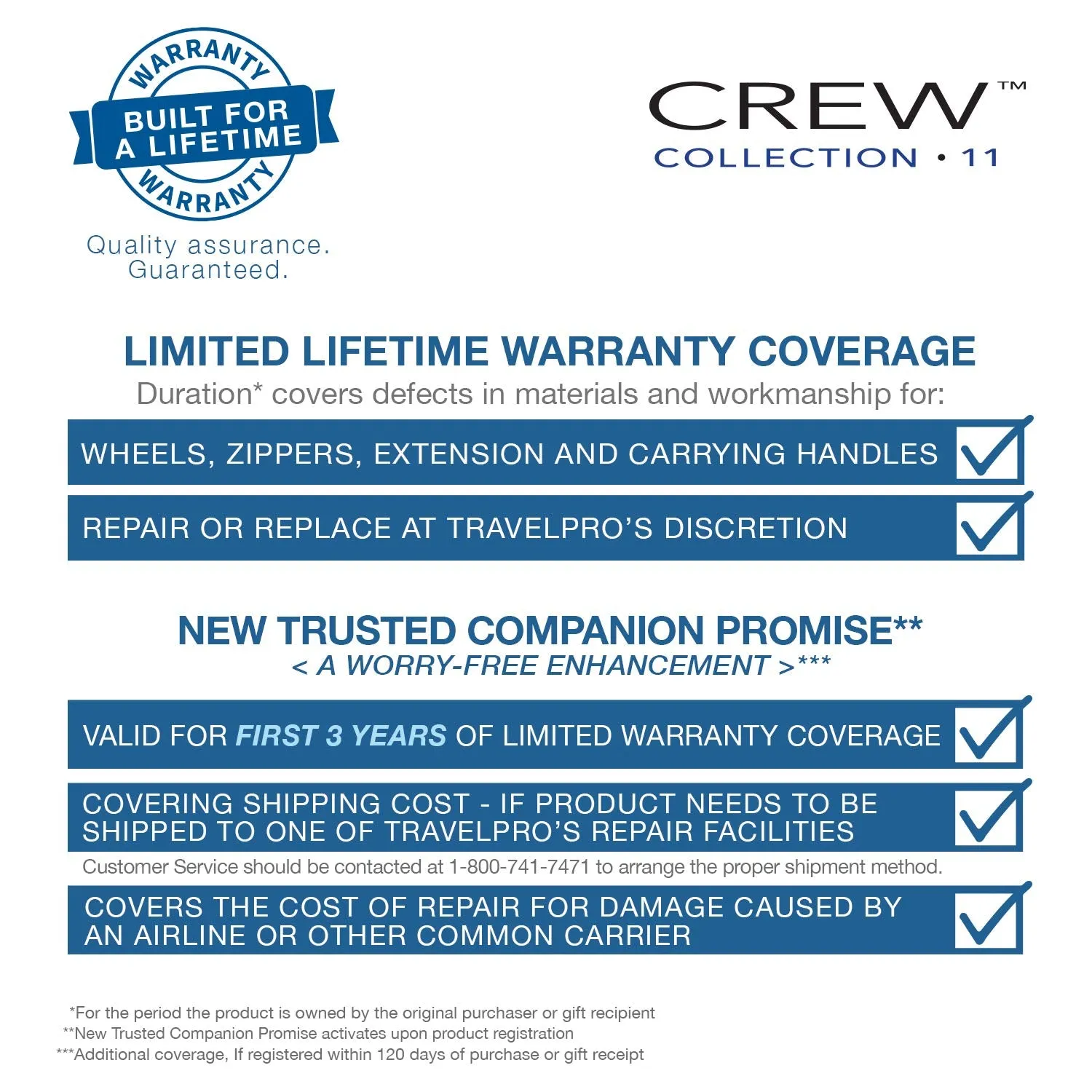 TravelPro Crew 11 25" 4-Wheel Medium Luggage