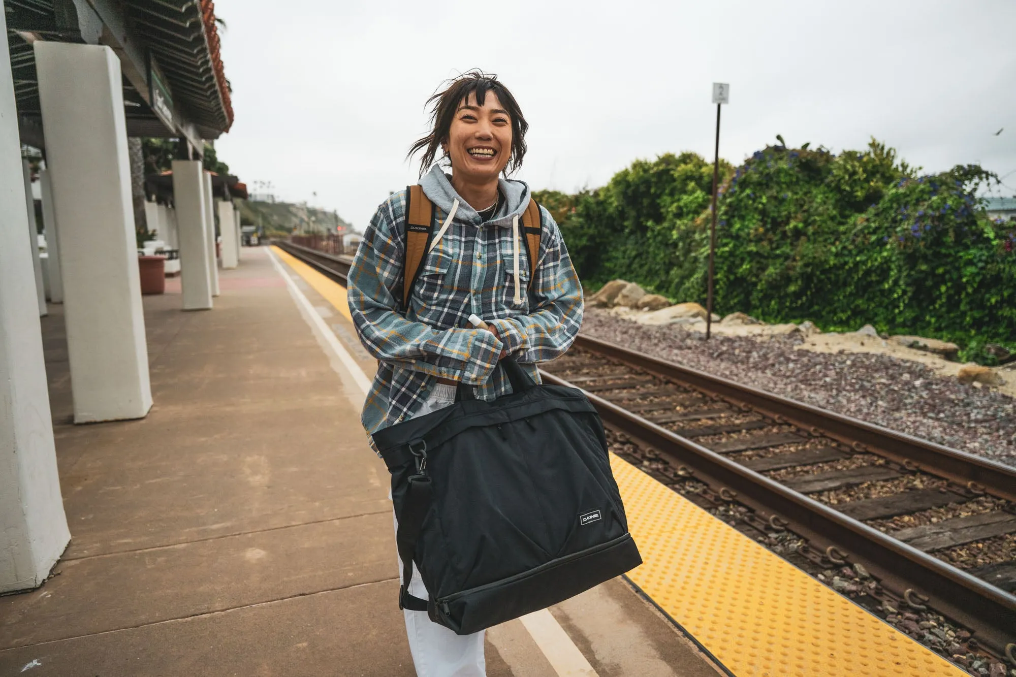 Verge Weekender Tote 34L - Black Ripstop