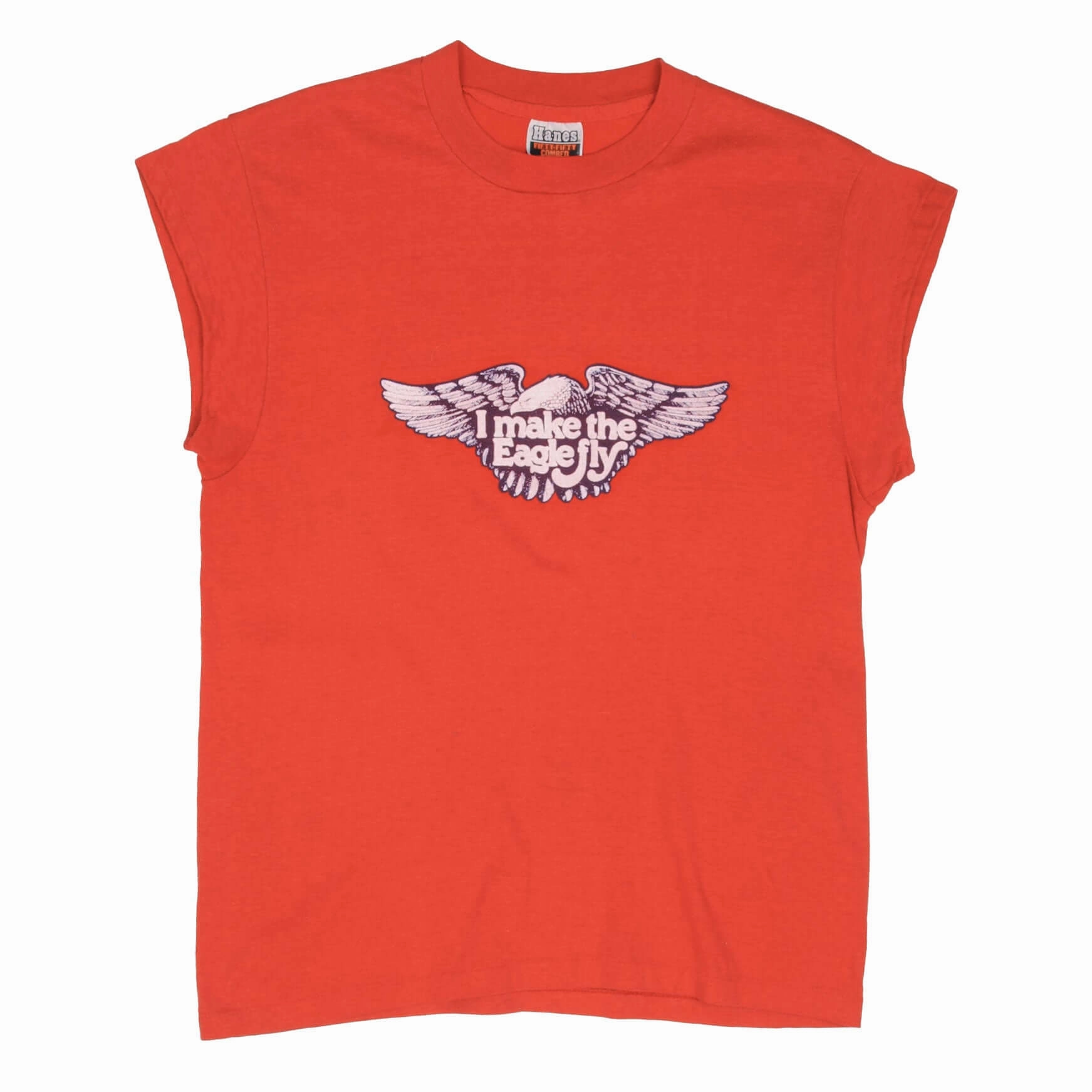 VINTAGE HARLEY DAVIDSON EAGLE TANK TOP TEE SHIRT 1970S SIZE MEDIUM MADE IN USA
