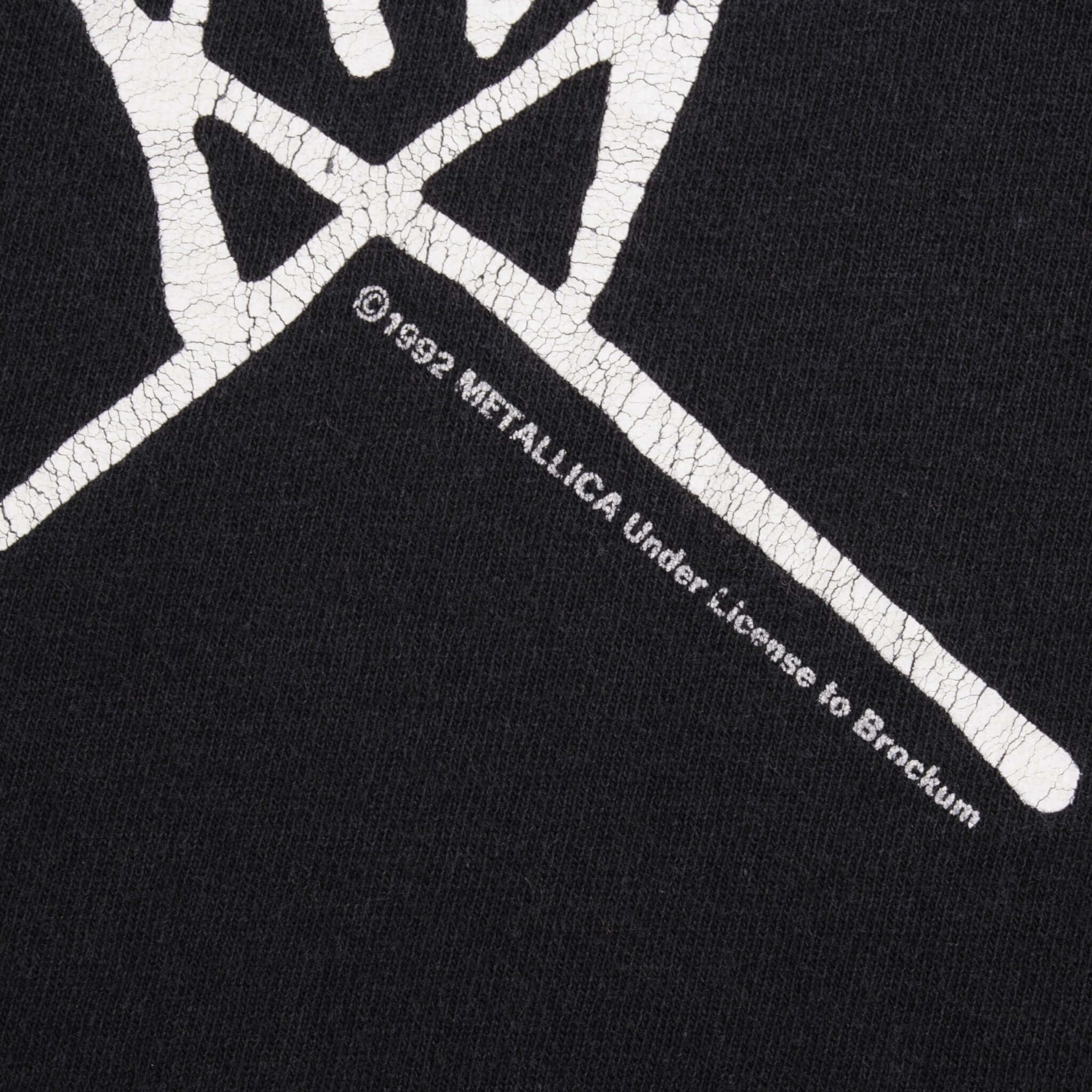 VINTAGE METALLICA NOWHERE ELSE TO ROAM EUROPE TOUR 1993 TEE SHIRT SIZE MEDIUM