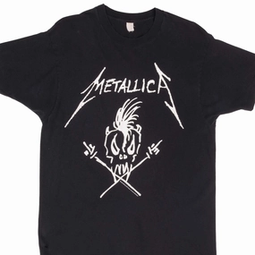 VINTAGE METALLICA NOWHERE ELSE TO ROAM EUROPE TOUR 1993 TEE SHIRT SIZE MEDIUM
