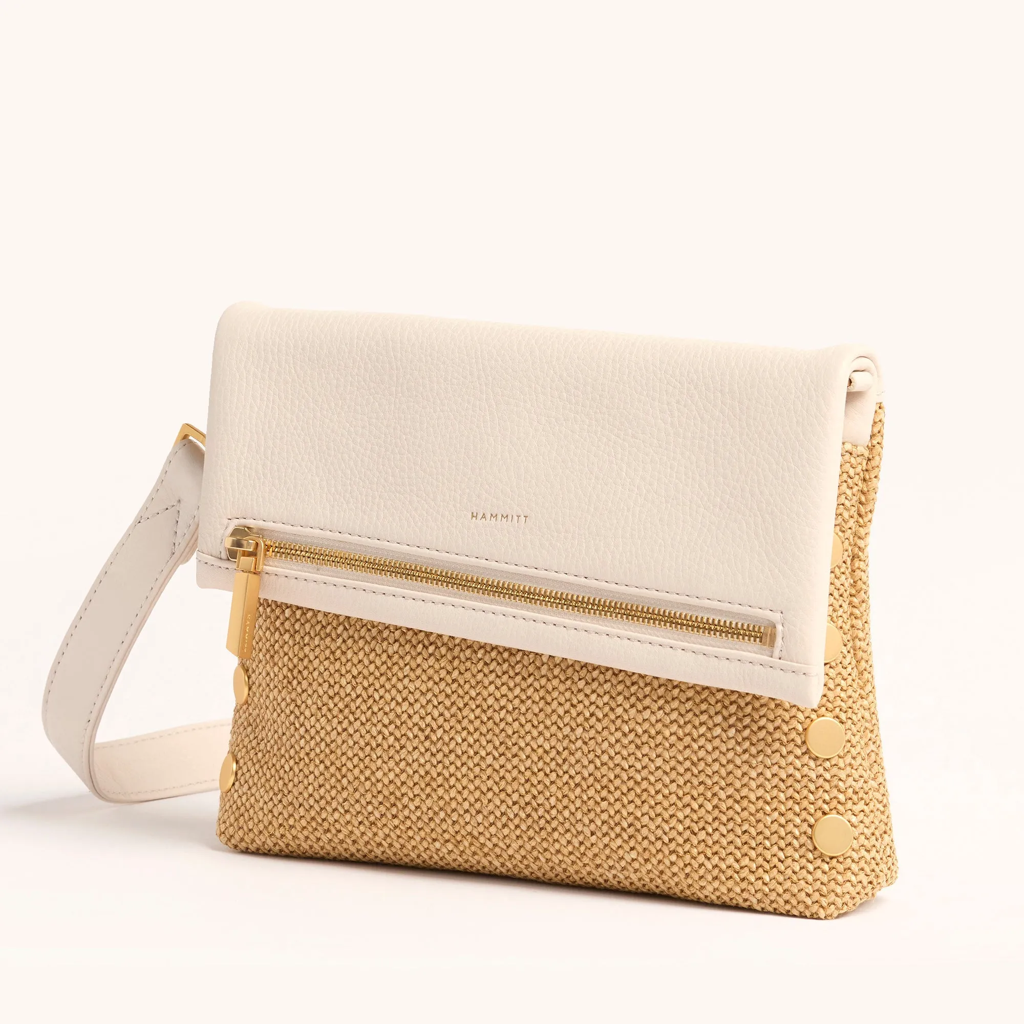 VIP | Calla Lily White Raffia/Brushed Gold | Med