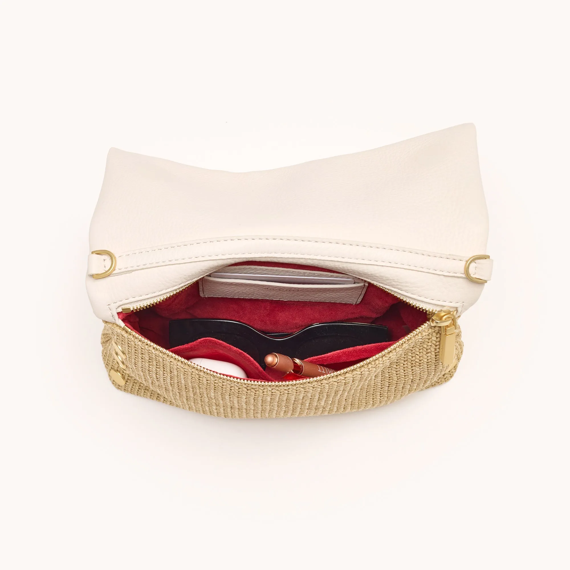 VIP | Calla Lily White Raffia/Brushed Gold | Med
