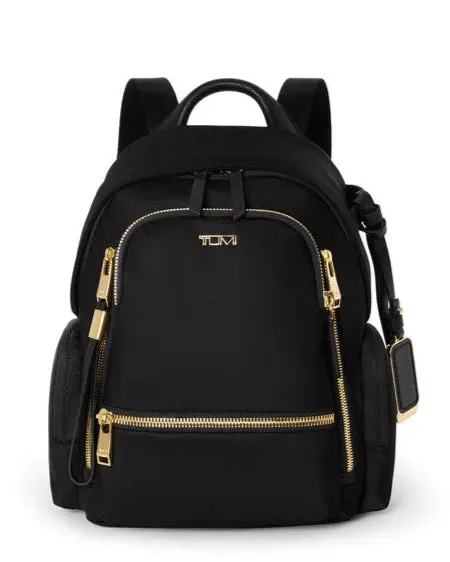 VOYAGEUR Celina Small Backpack - Black/Gold