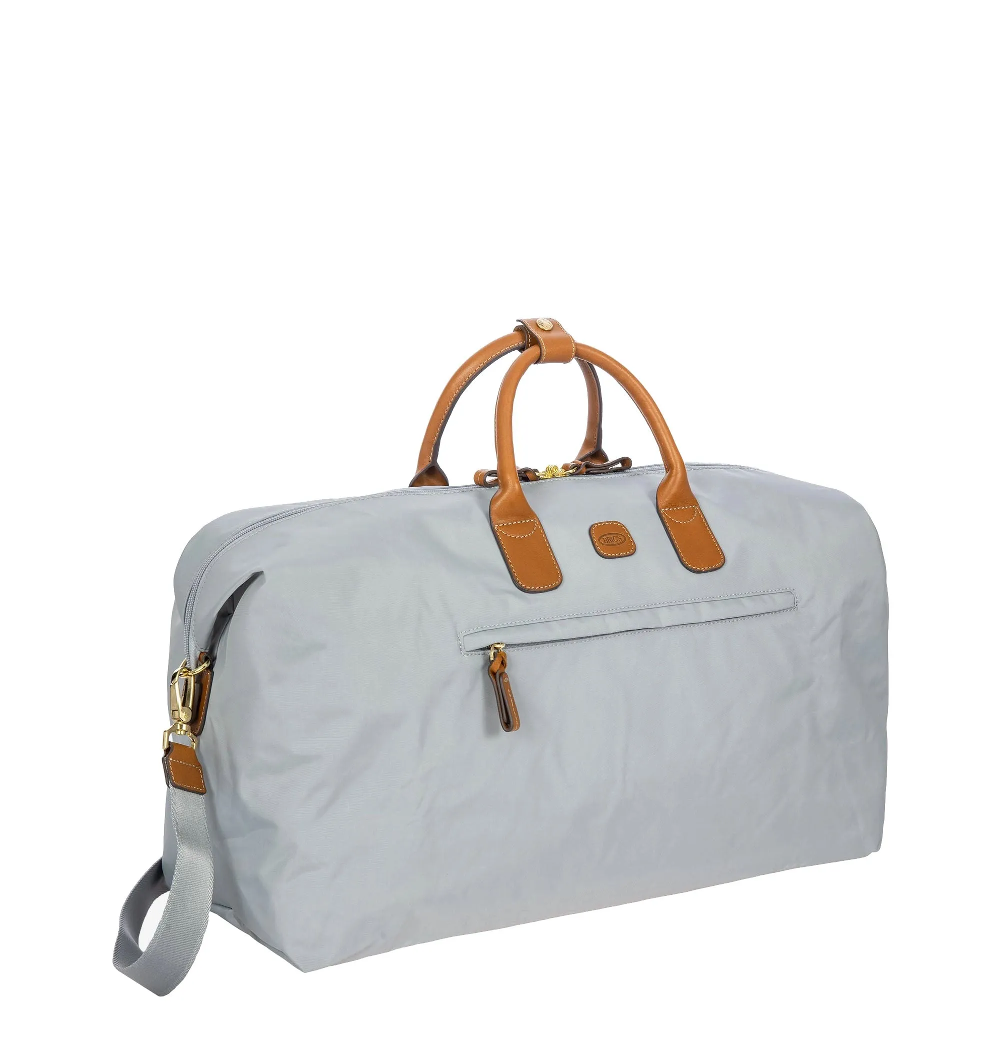 X-collection nylon luxury Holdall 2in1 - Silver
